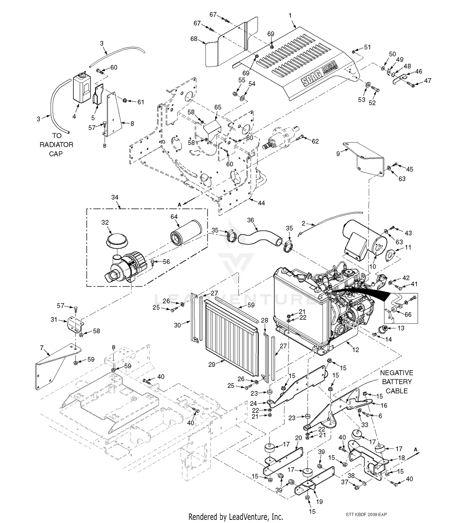 Engine & Attaching Parts - Kubota Dual Fuel