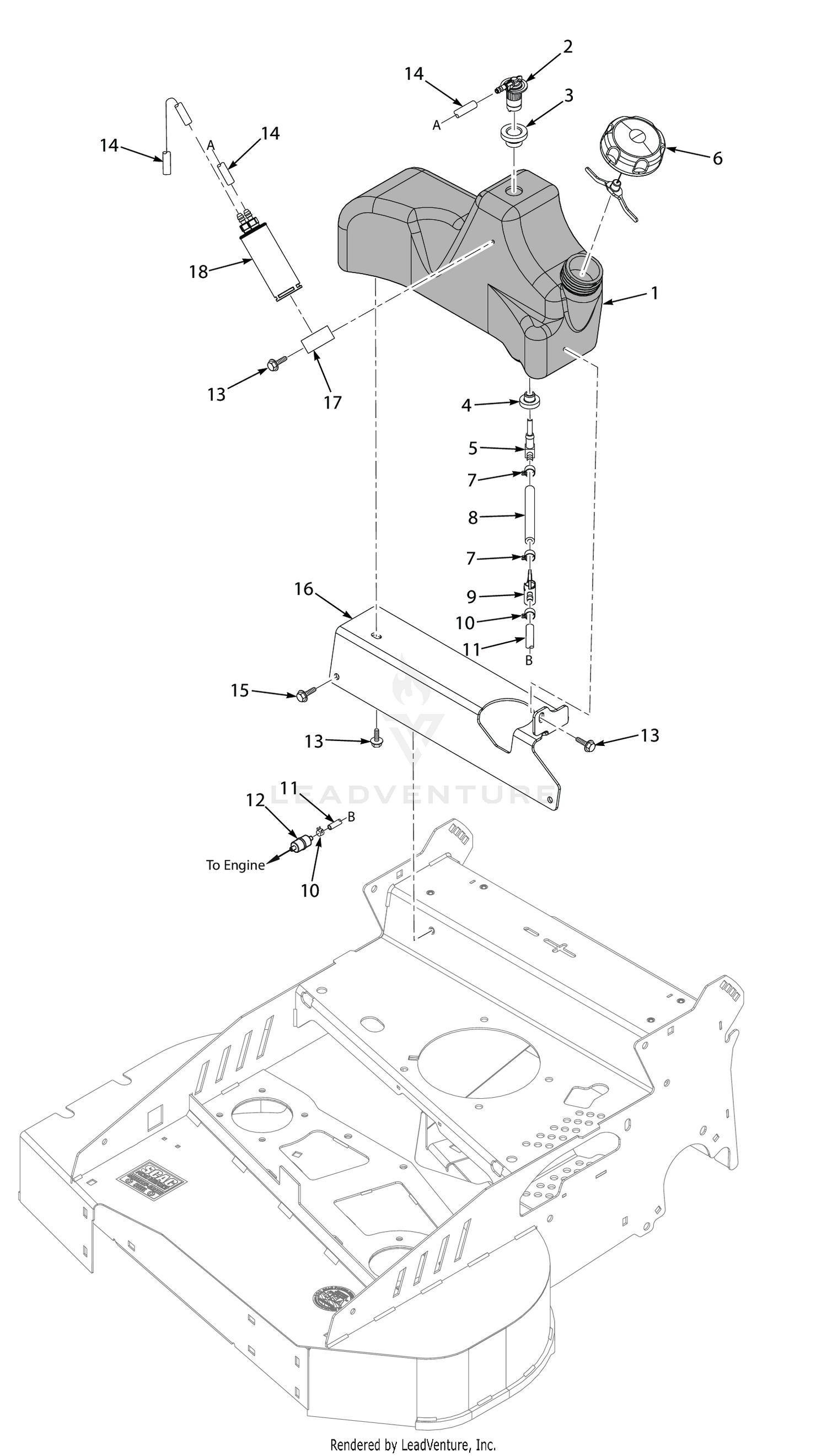 FUEL SYSTEM (EXCLUDES CA MODELS)