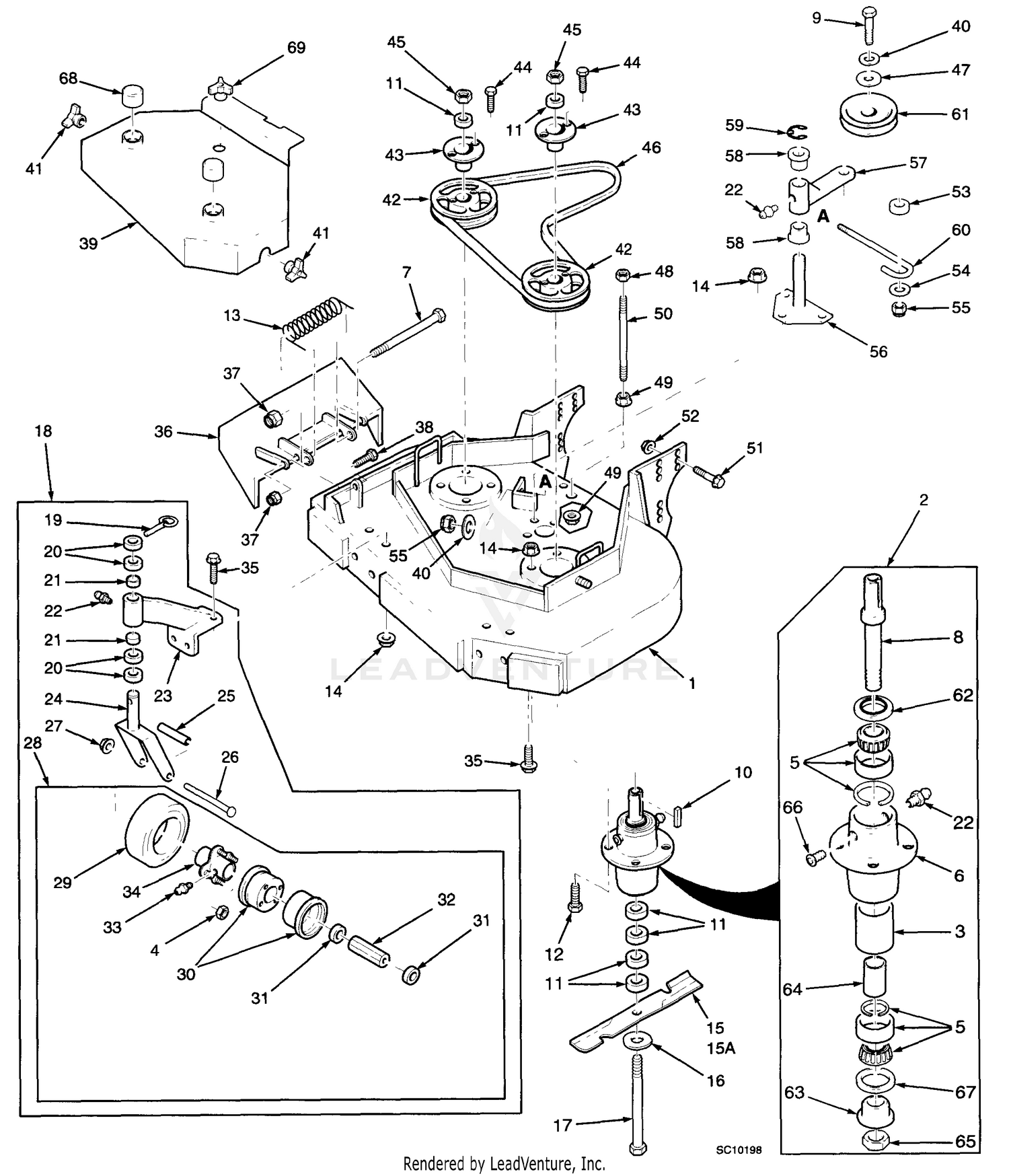 SWM-36" Cutter Decks