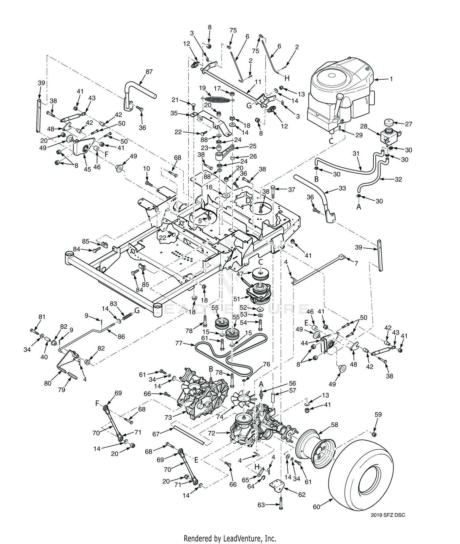 DRIVE SYSTEM COMPONENTS - SFZ48 / 52