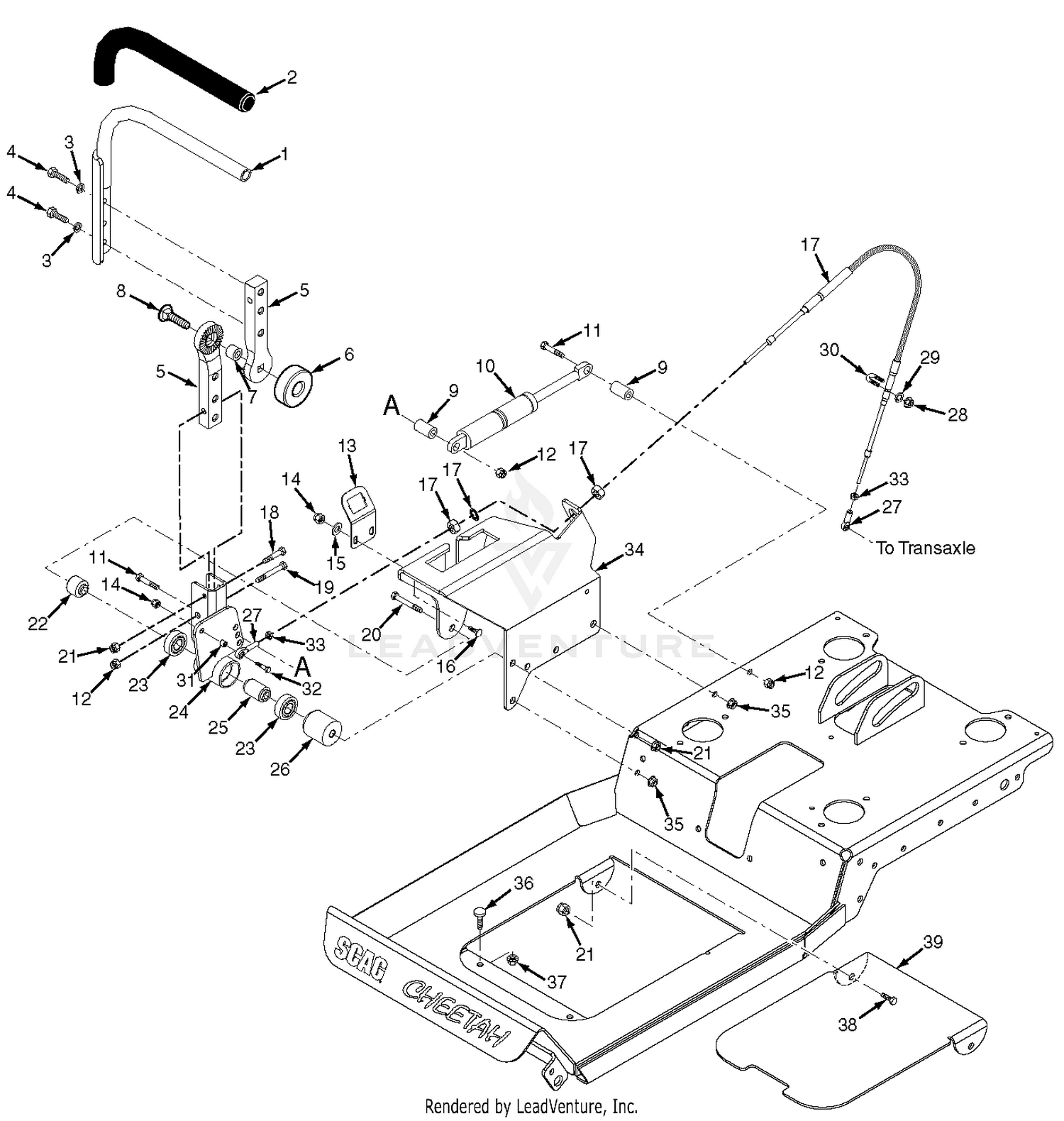 SCZ Steering & Foot Platform Components