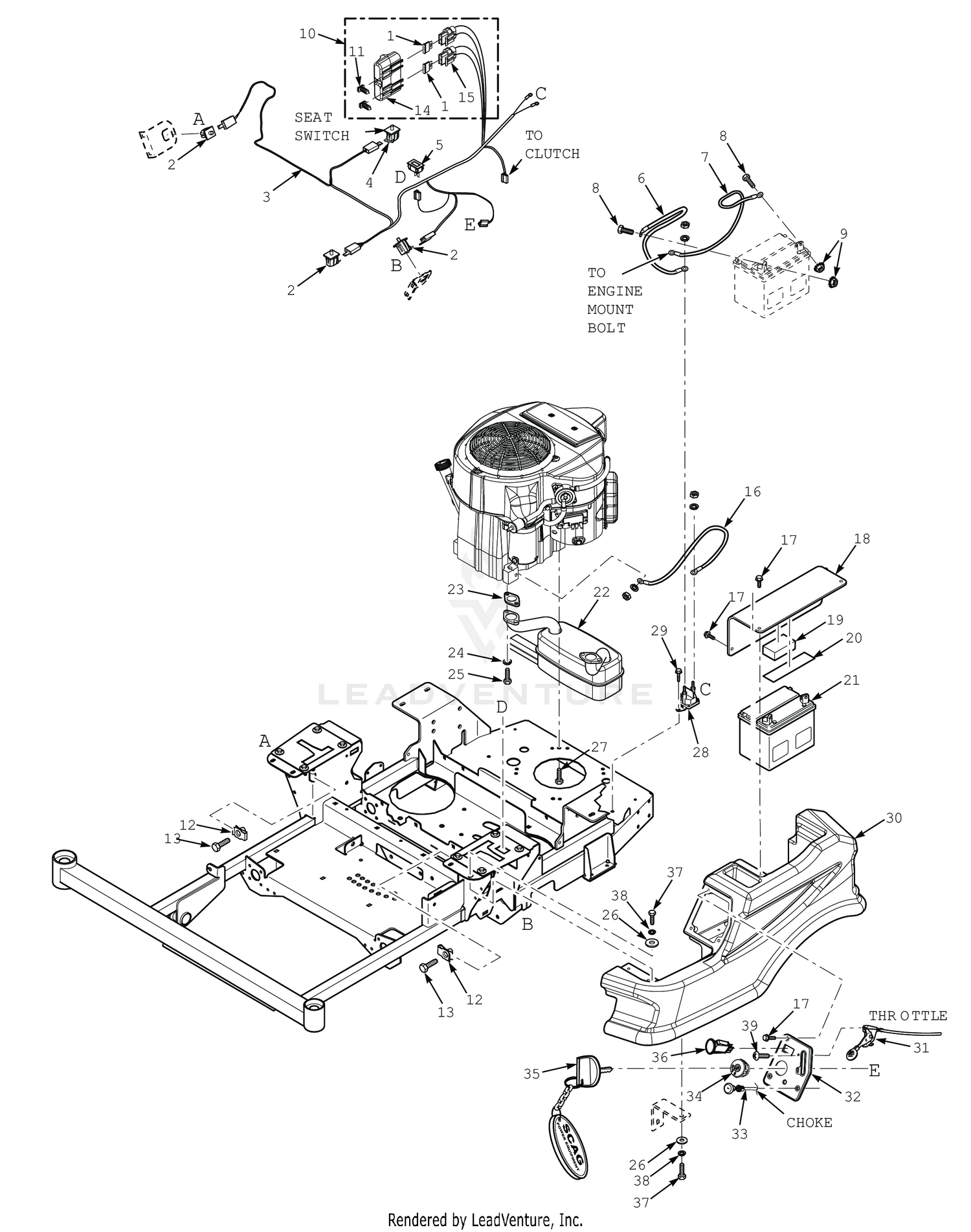 EXHAUST AND ELECTRICAL SYSTEM - SFZ48H