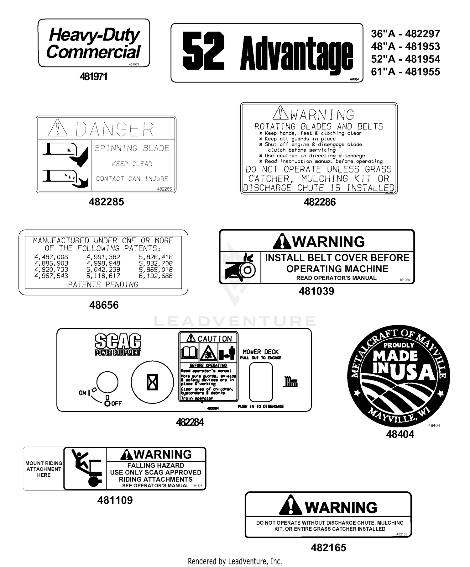 Replacement Decals & Information (Part 1)
