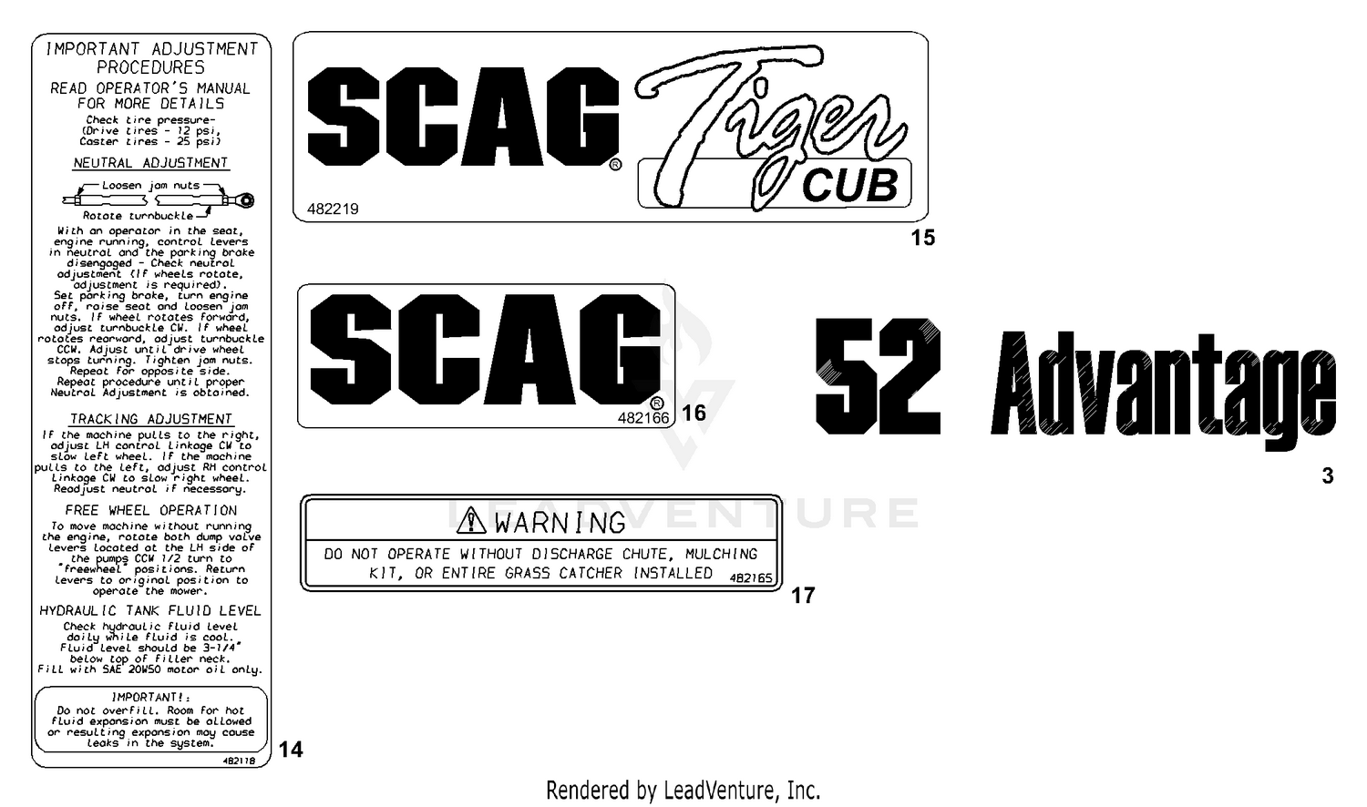 Replacement Decals And Information Plates (Part 2)