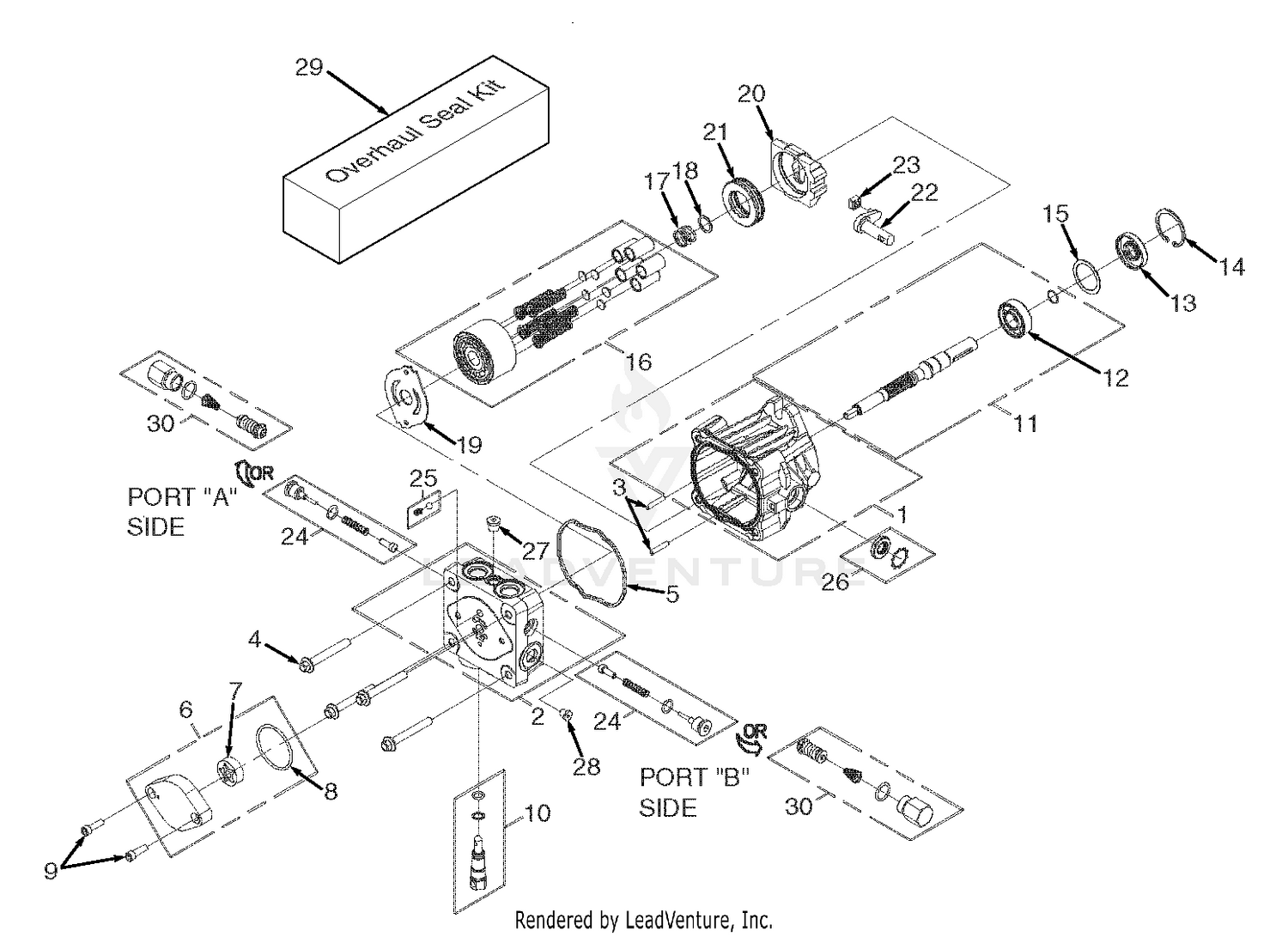 BDP-10A Hydraulic Pump Assembly