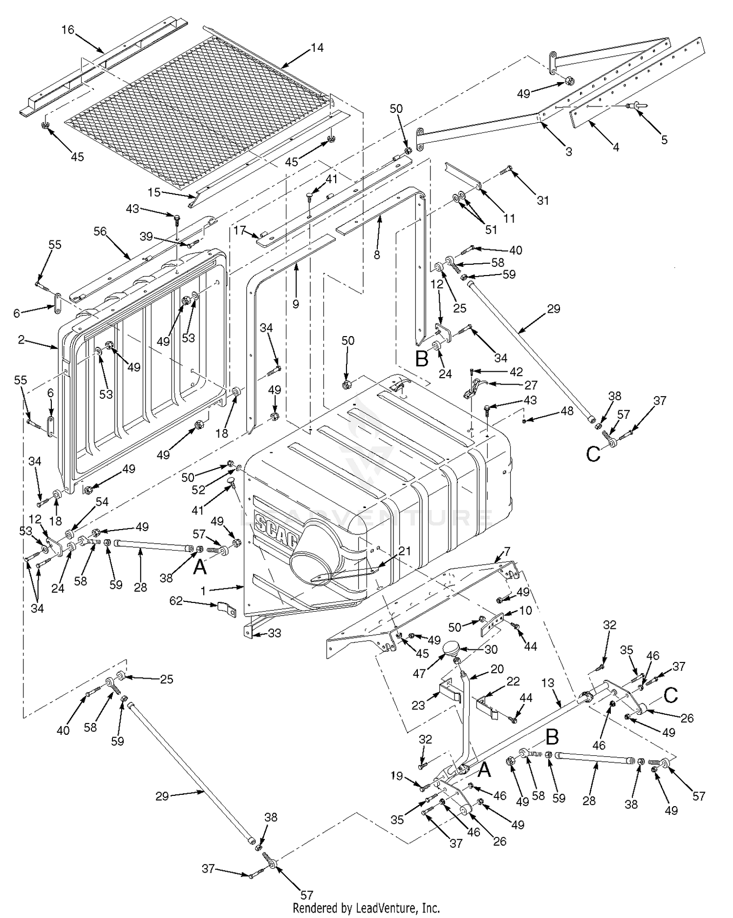 GC-SCZ48 / 52-CS Hopper Components