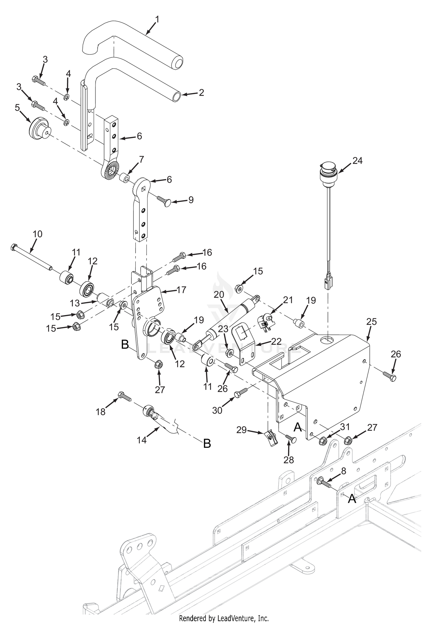 SCZII STEERING COMPONENTS