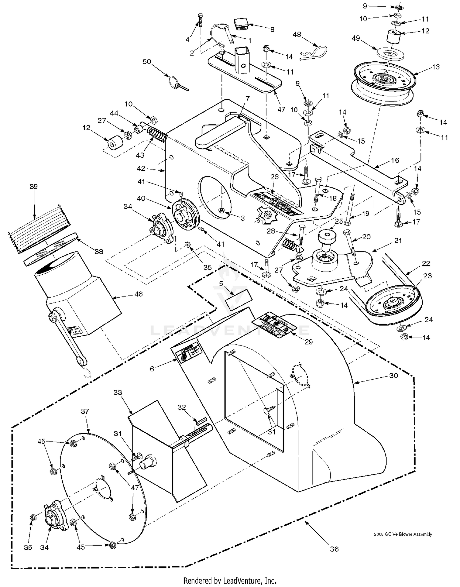 GC-STT / SCZ Blower Housing Assembly