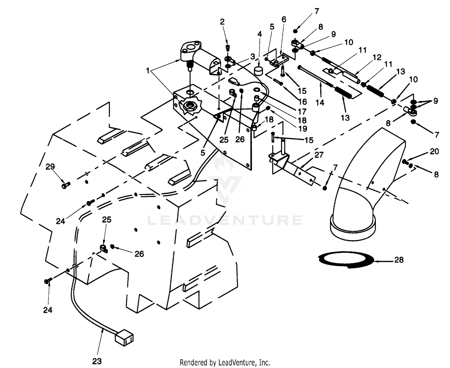 HOPPER ACTUATOR MECHANISM