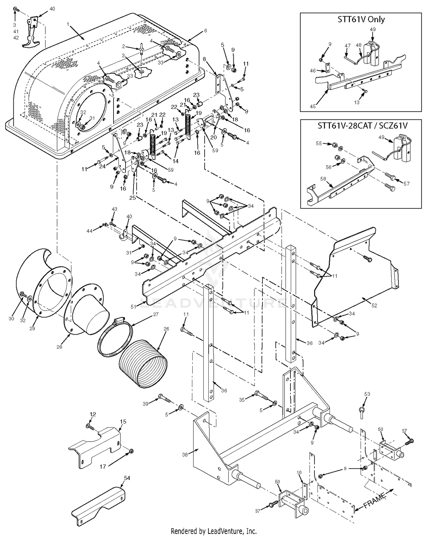 GC-STT / SCZ Bag Support Components