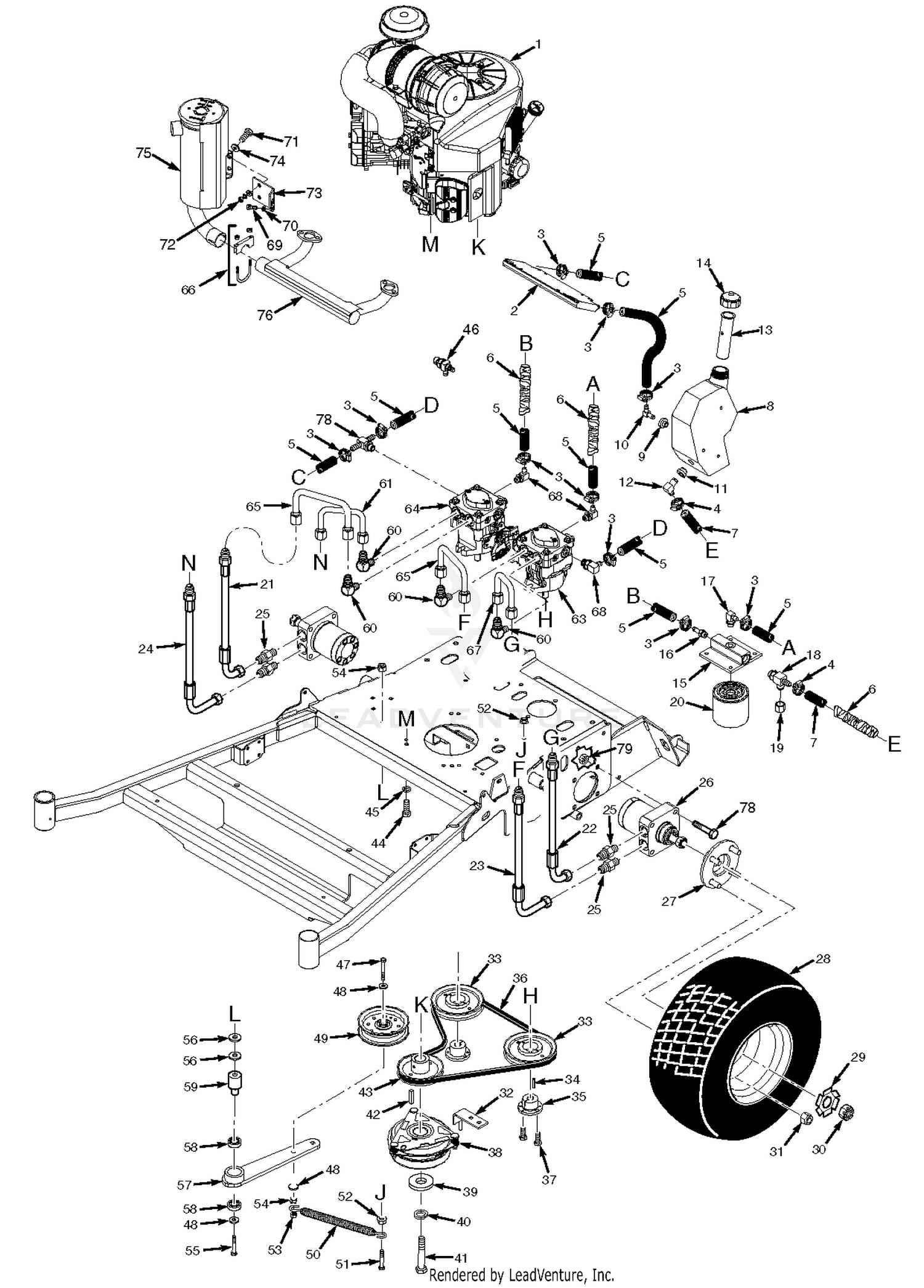 Hydraulics And Engine Components