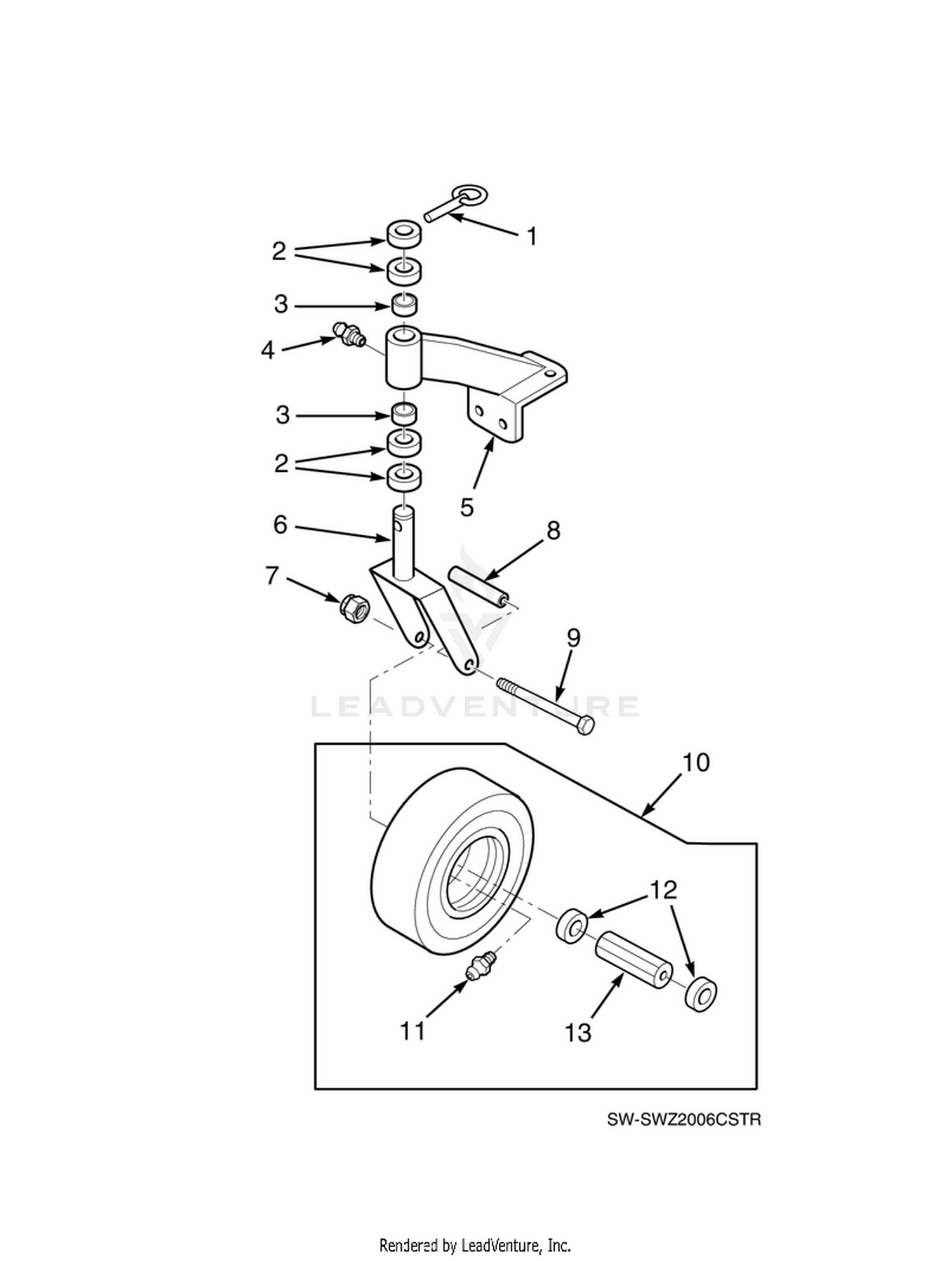 CASTER ASSEMBLY