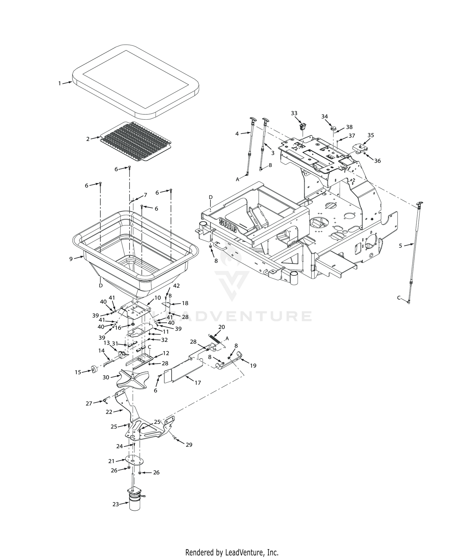 220# HOPPER ASSEMBLY