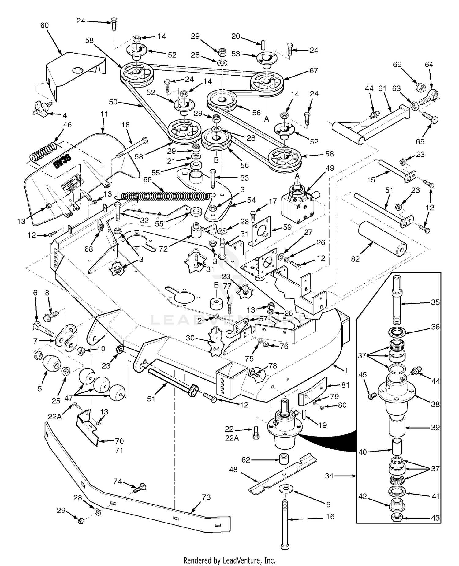 Cutter Deck 61V