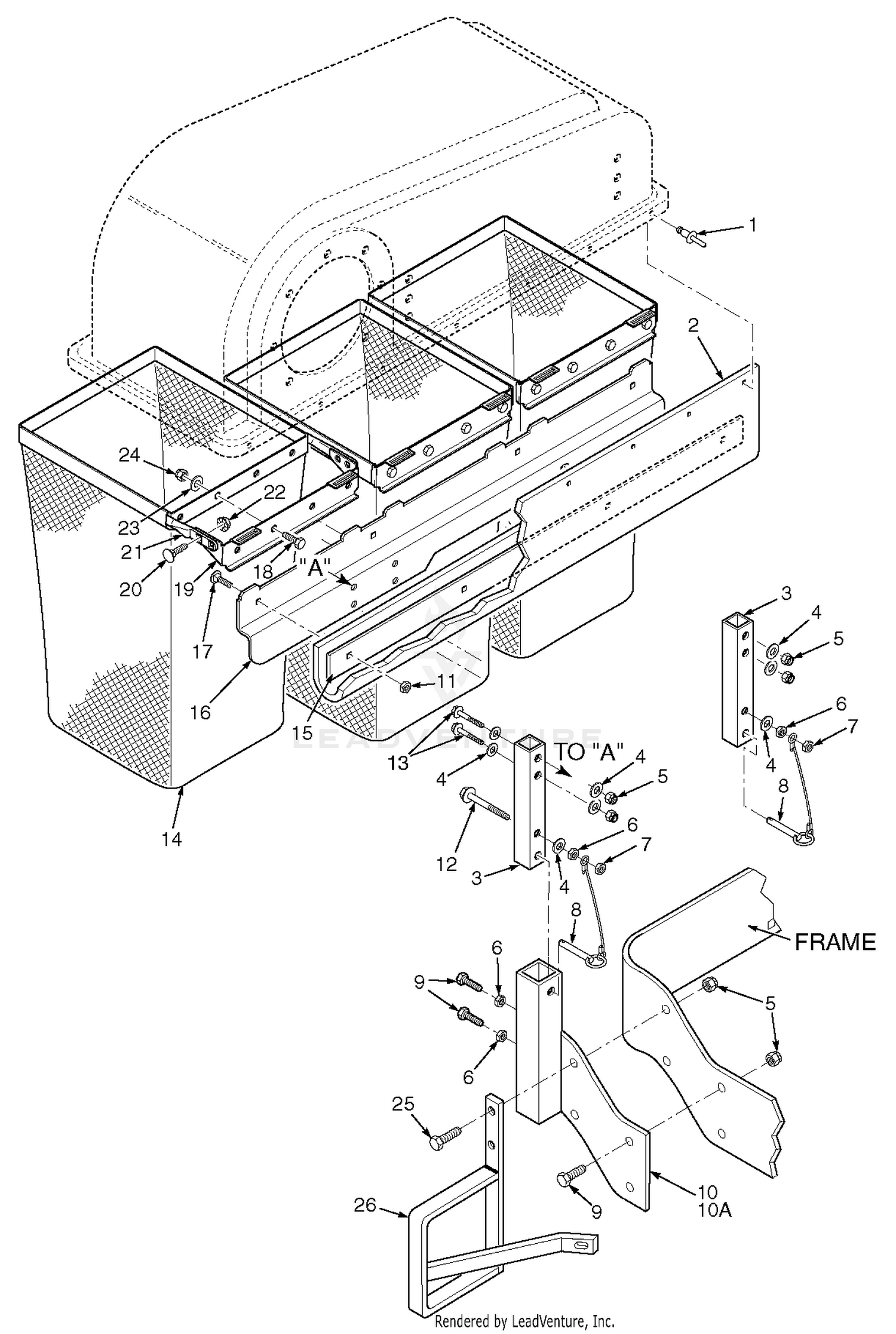 GC-STC Bag Support Components (Lower)