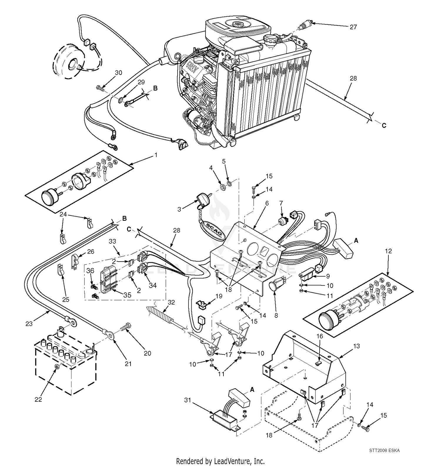 Electrical System - 27HP Kawasaki