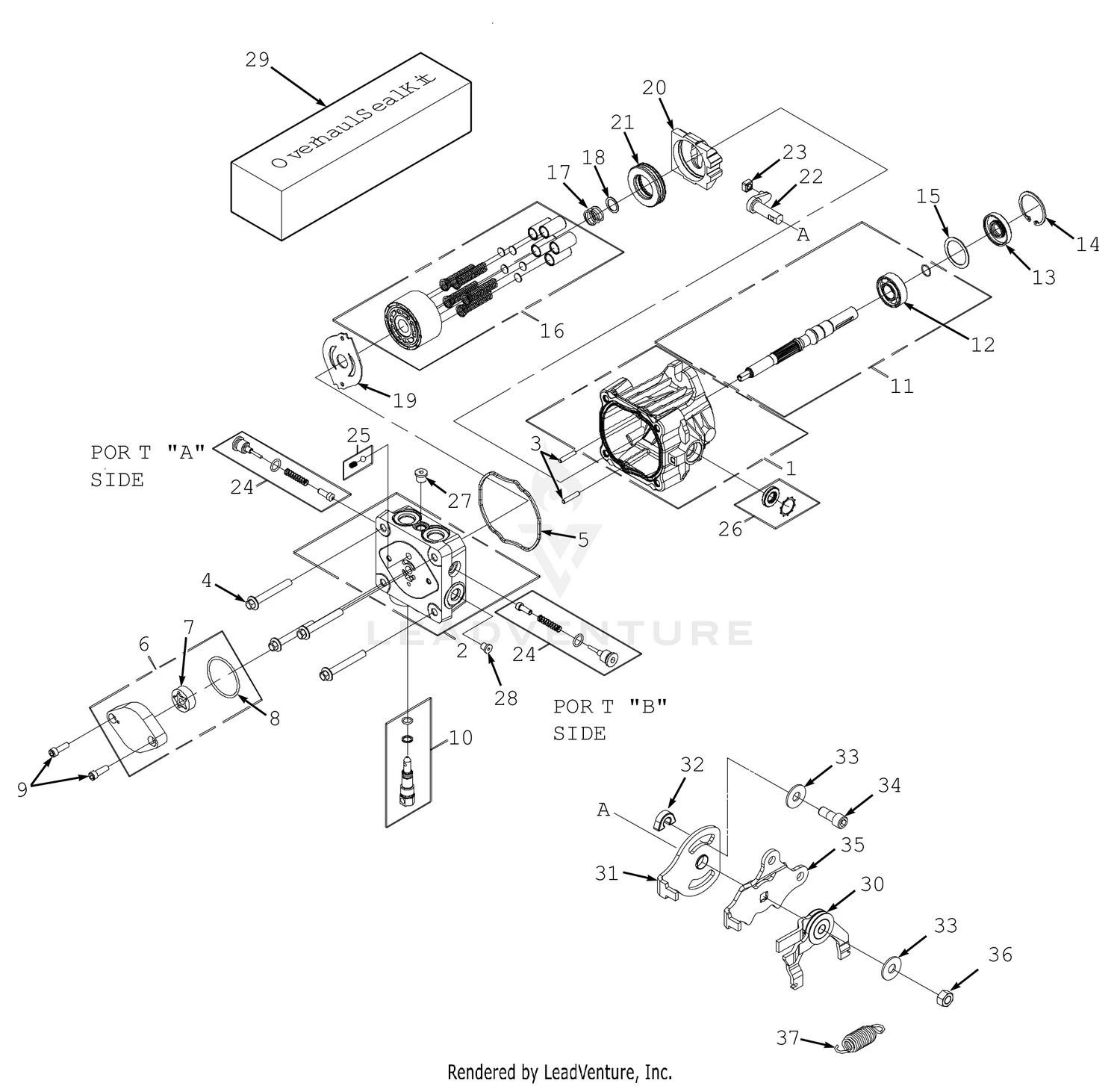 SVRII-32A / 36A HYDRAULIC PUMP