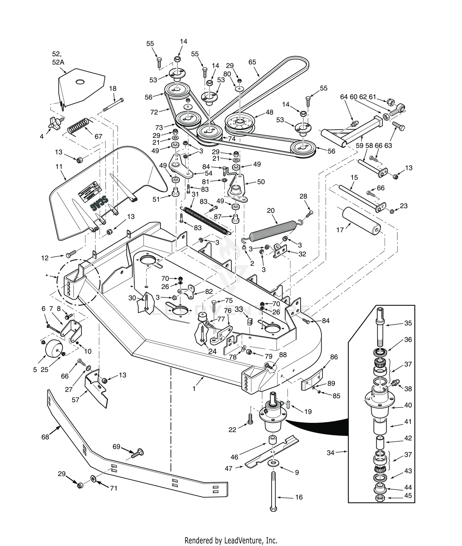 52V Cutter Deck