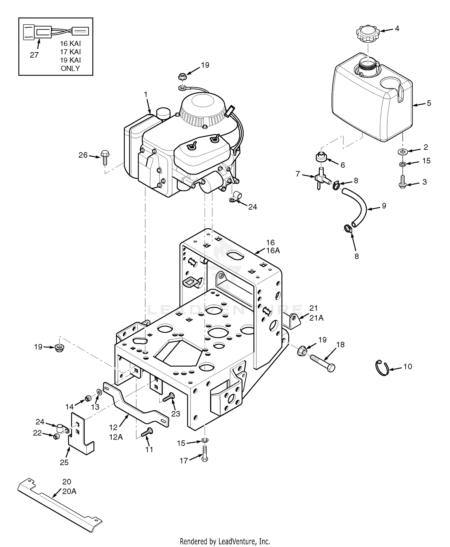 Engine Deck - Manual Start