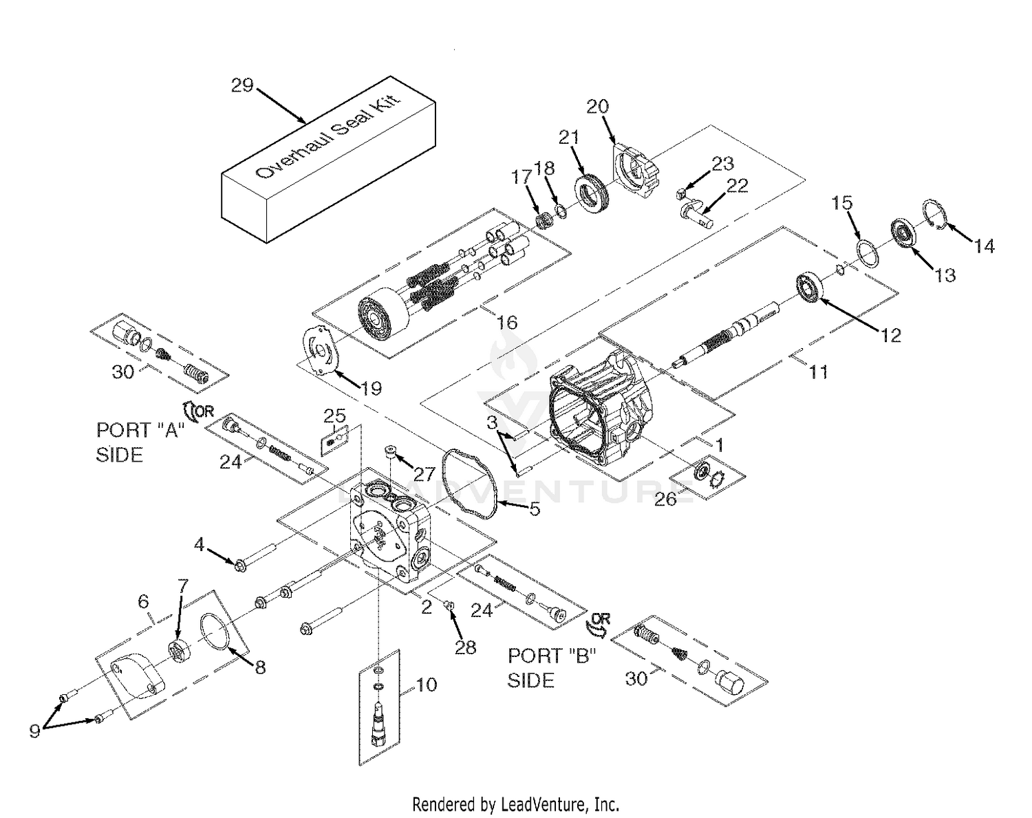 BDP-10A Hydraulic Pump Assembly
