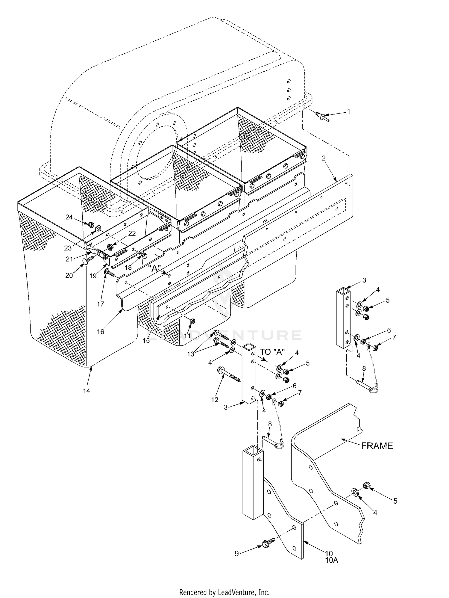 Bucket Support Components (Lower)