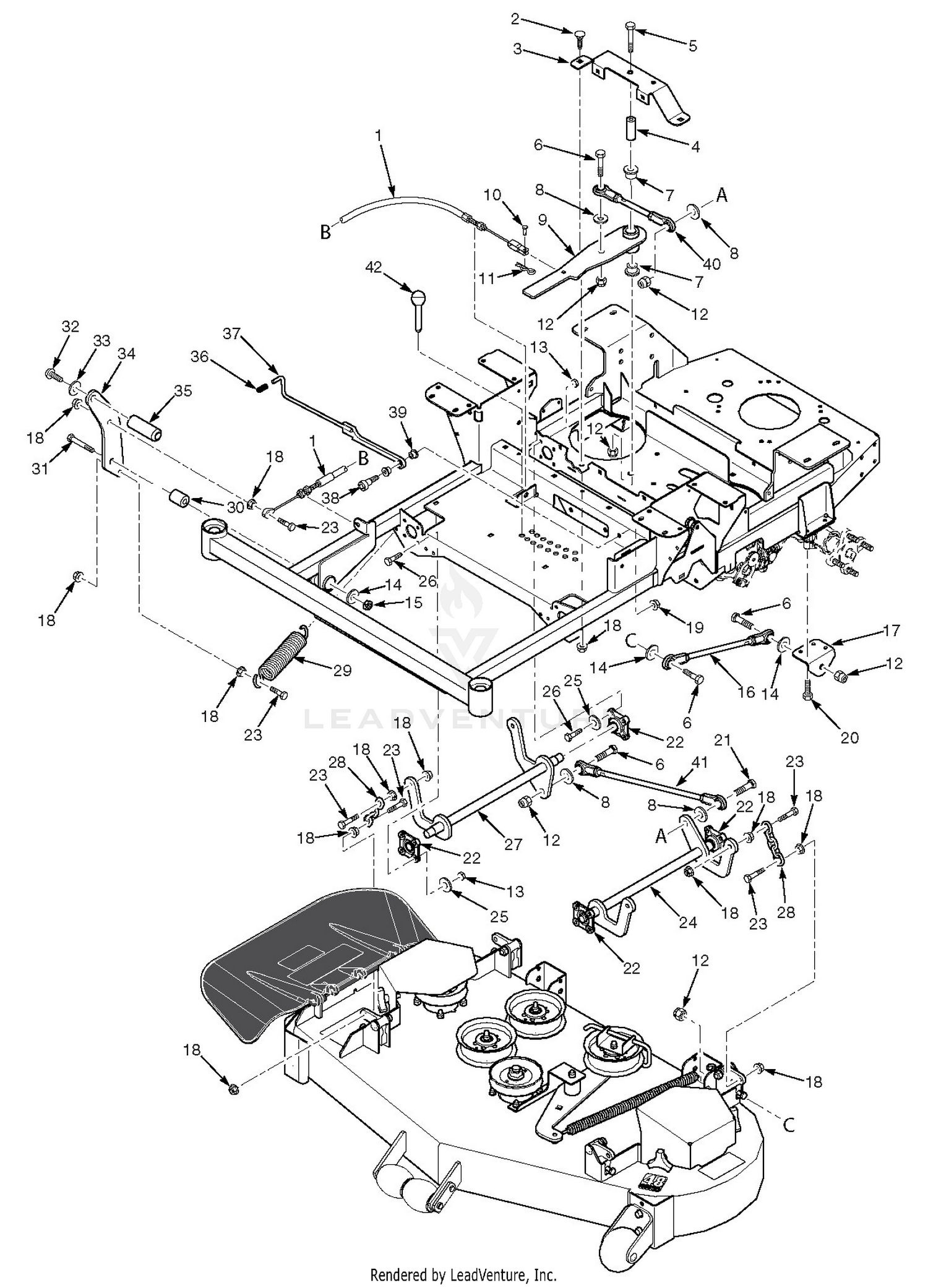 Cutter Deck Controls - SPZ52