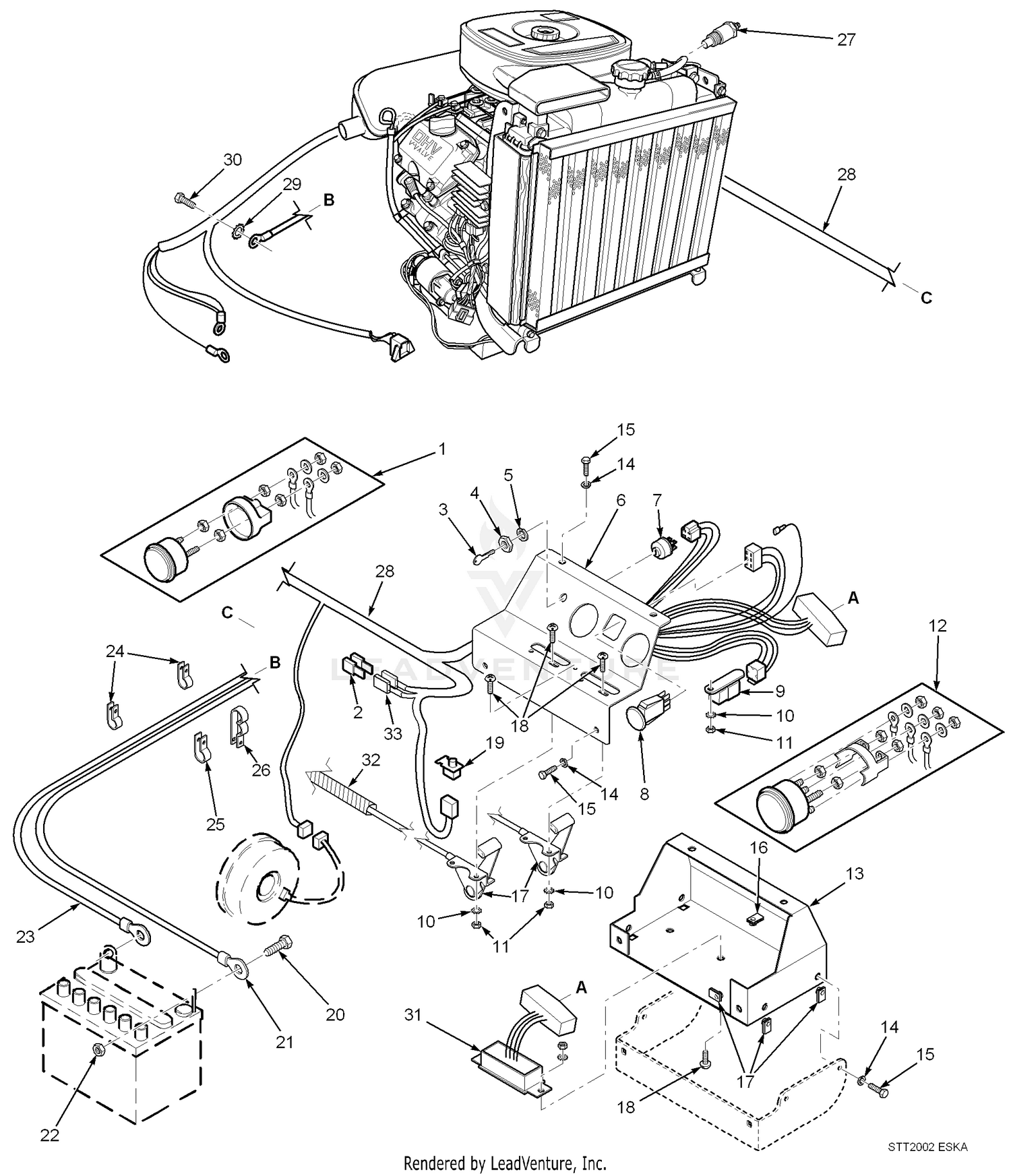 Electrical System (23HP & 27HP Kawasaki)