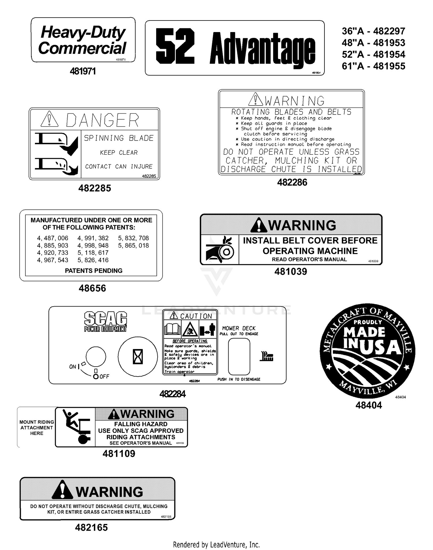 Replacement Decals & Information (Part 1)