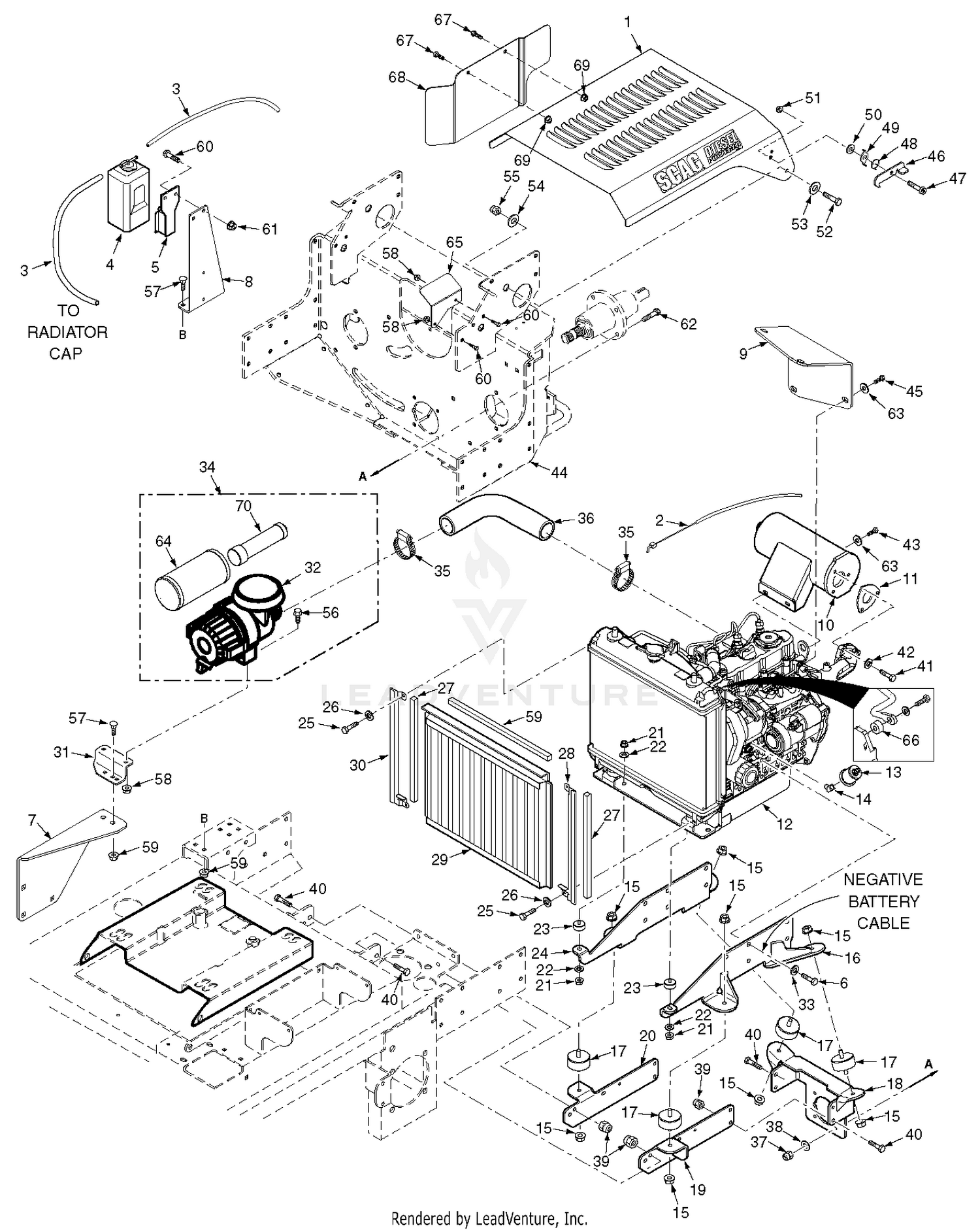 Engine And Attaching Parts - Kubota Dual Fuel