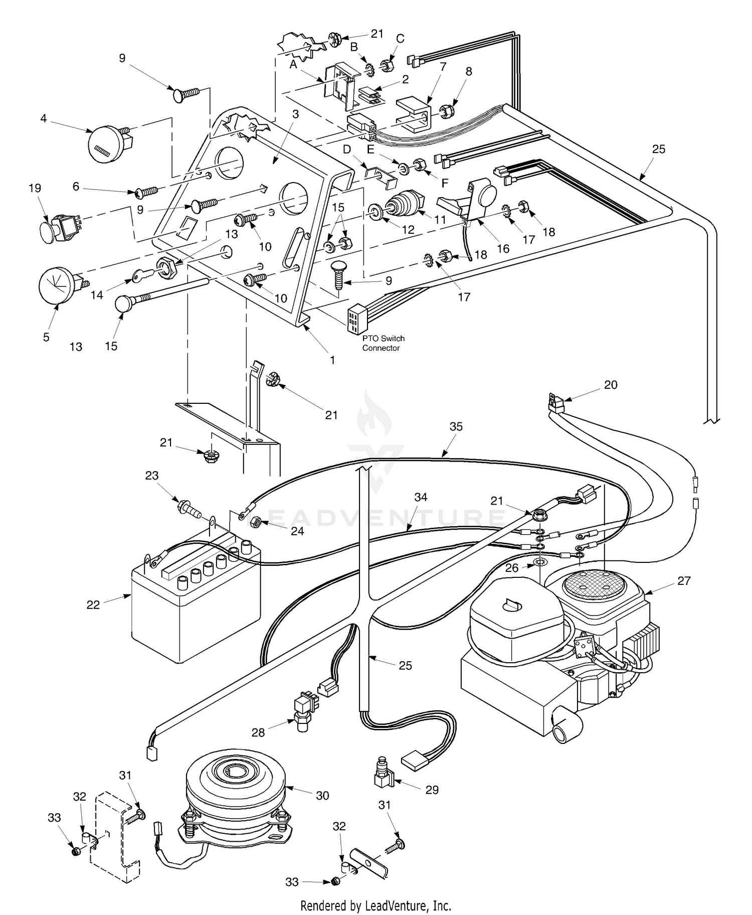 Instrument Panel And Electrical Components