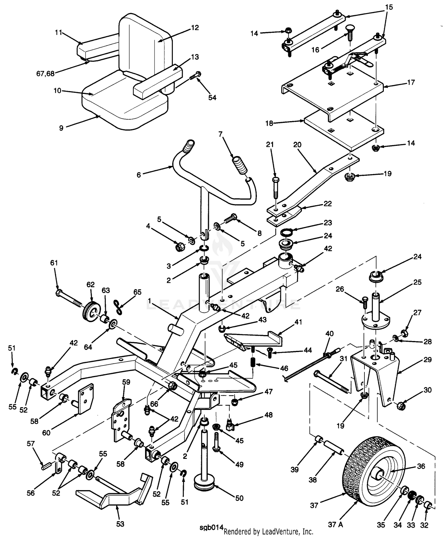 RIDER FRAME ASSEMBLY