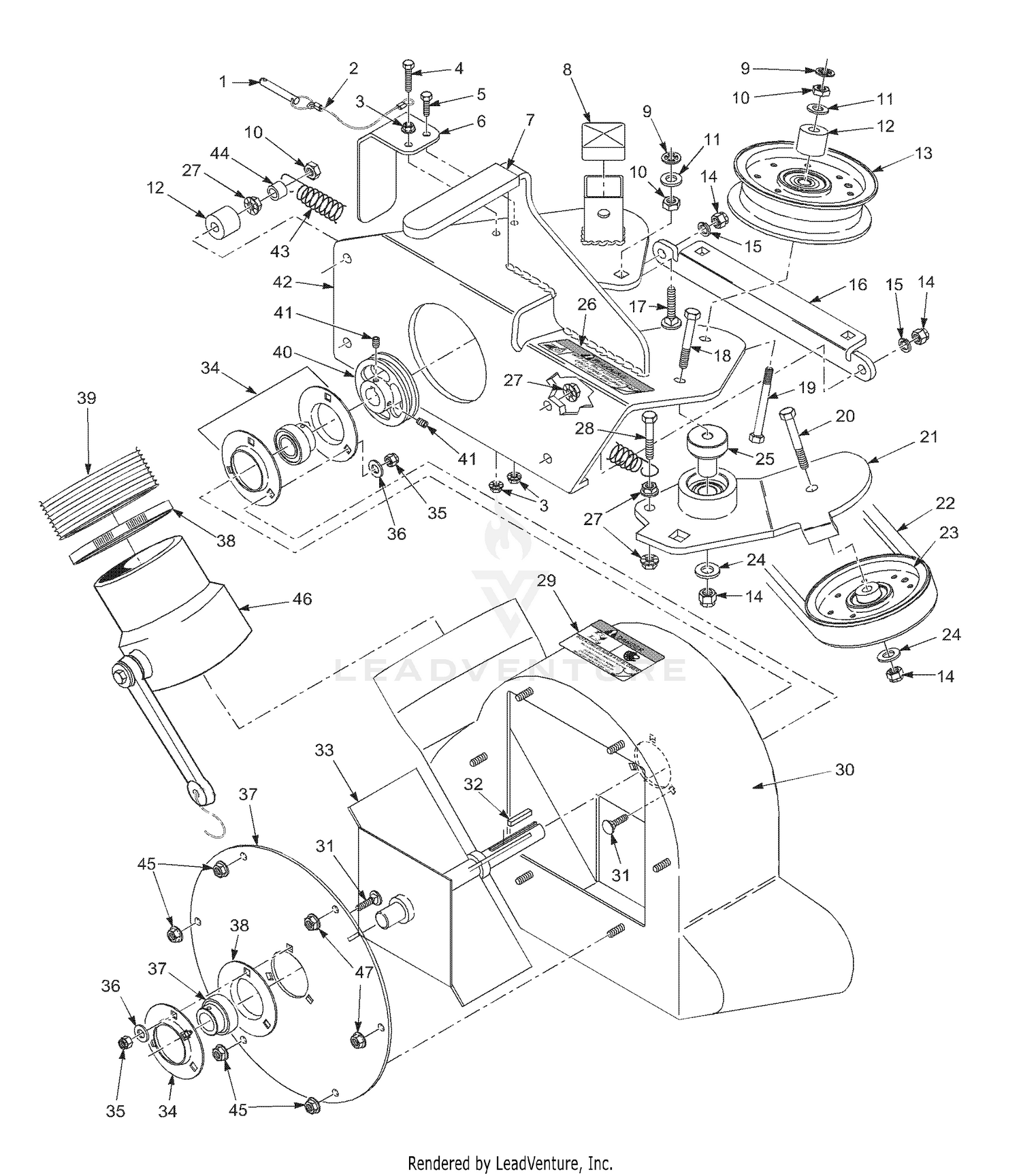 GC-STT Blower Housing Assembly