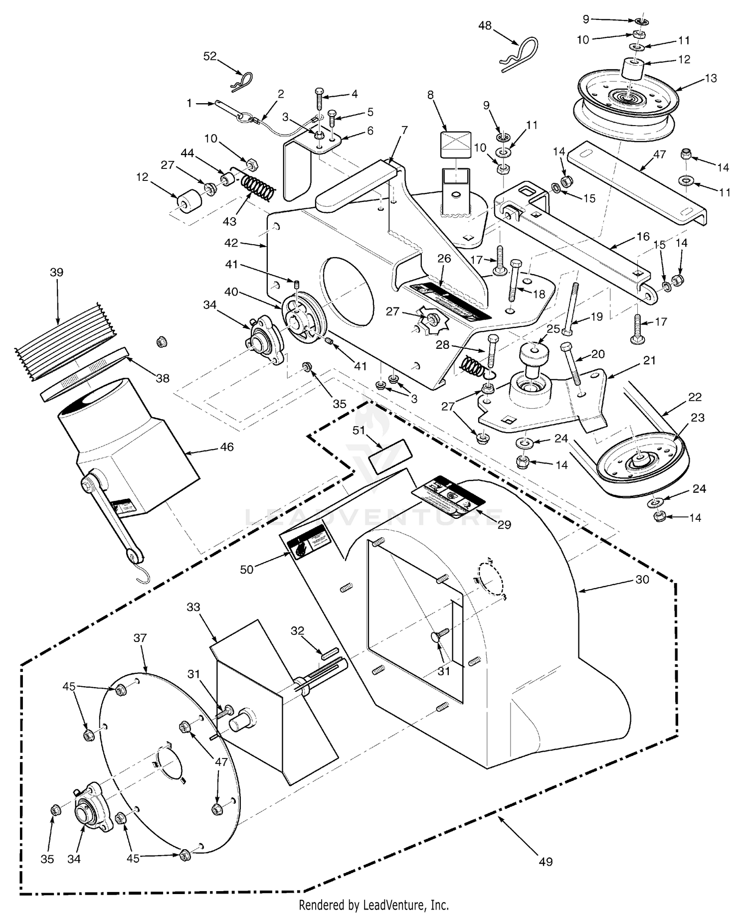 GC-STT Blower Housing Assembly