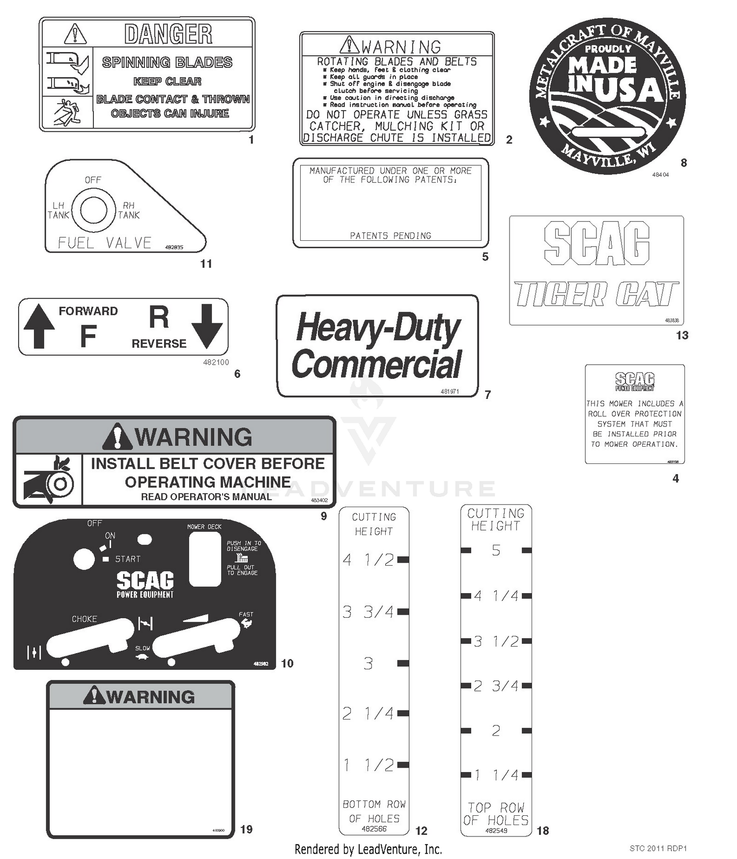 Replacement Decals And Information Plates (Part 1)