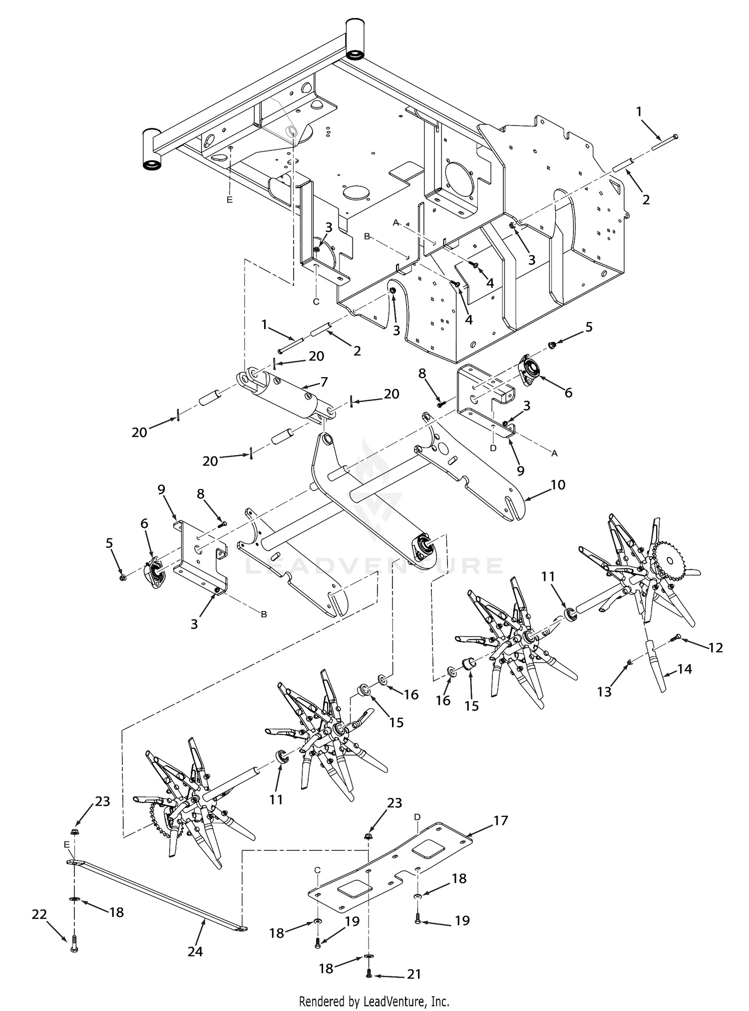 TINES AND LIFT SYSTEM