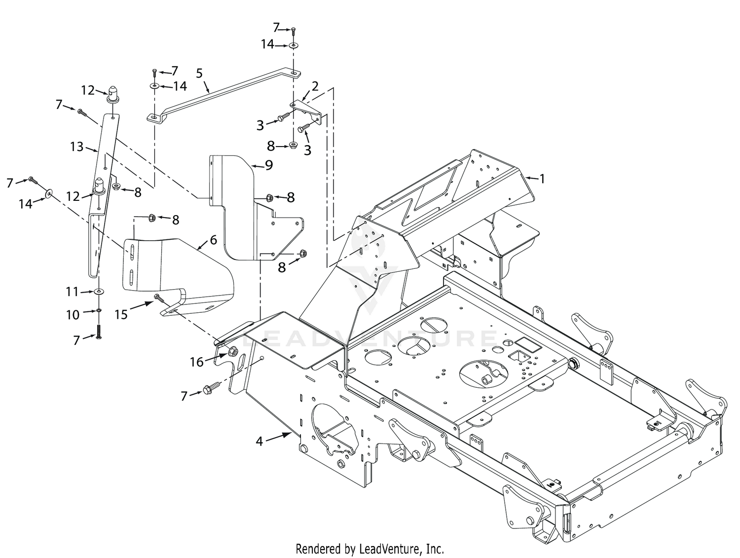 GC-SVRXL SUPPORT FRAME COMPONENTS