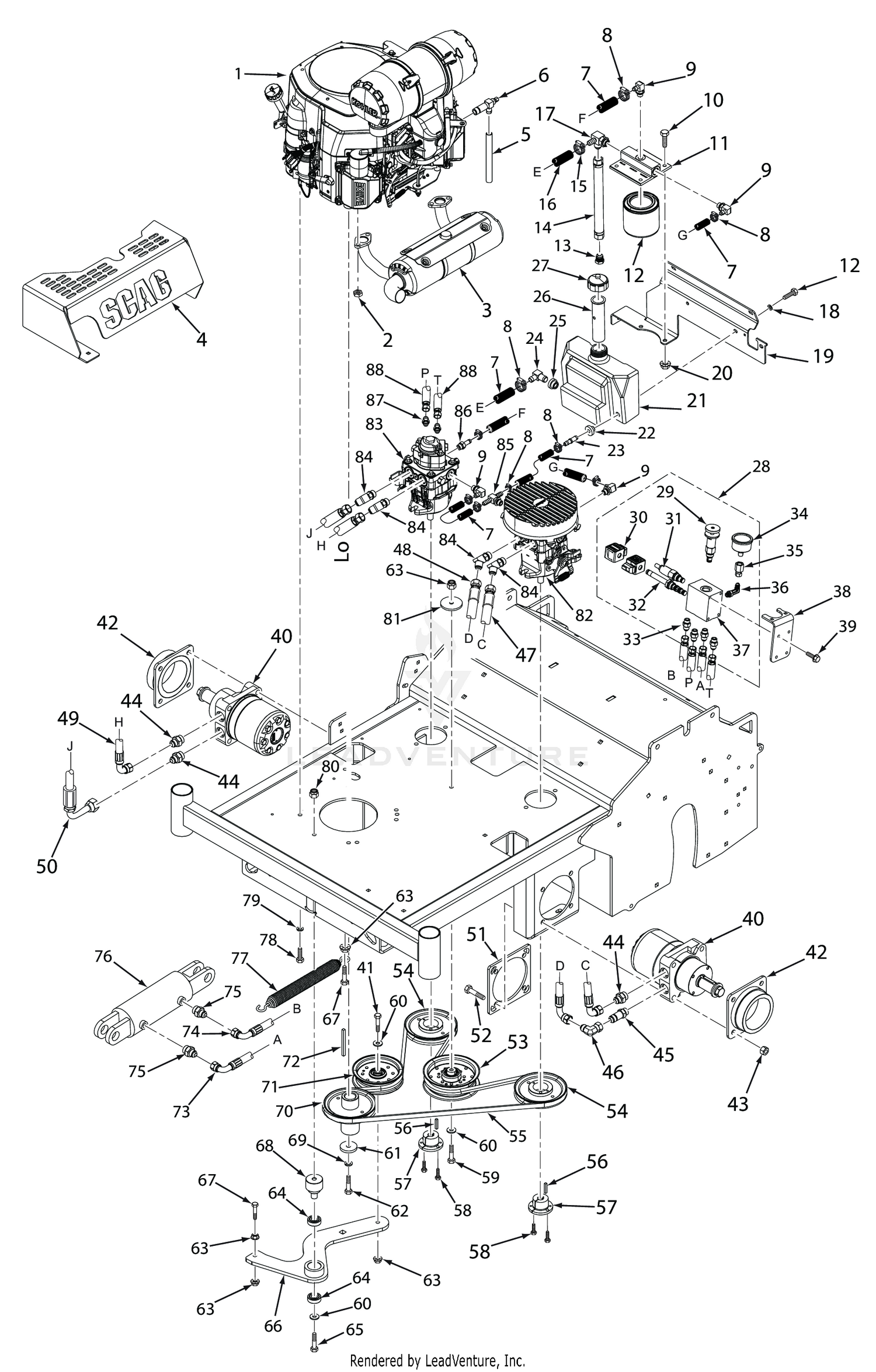 ENGINE AND HYDRAULICS