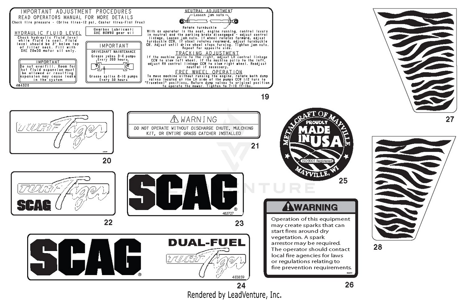 Replacement Decals And Information Plates (Part 2)