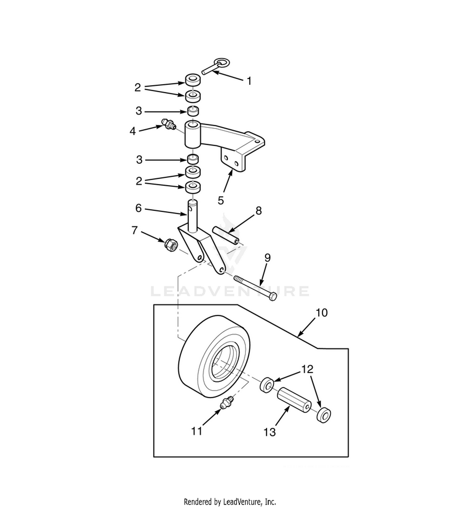 CASTER ASSEMBLY