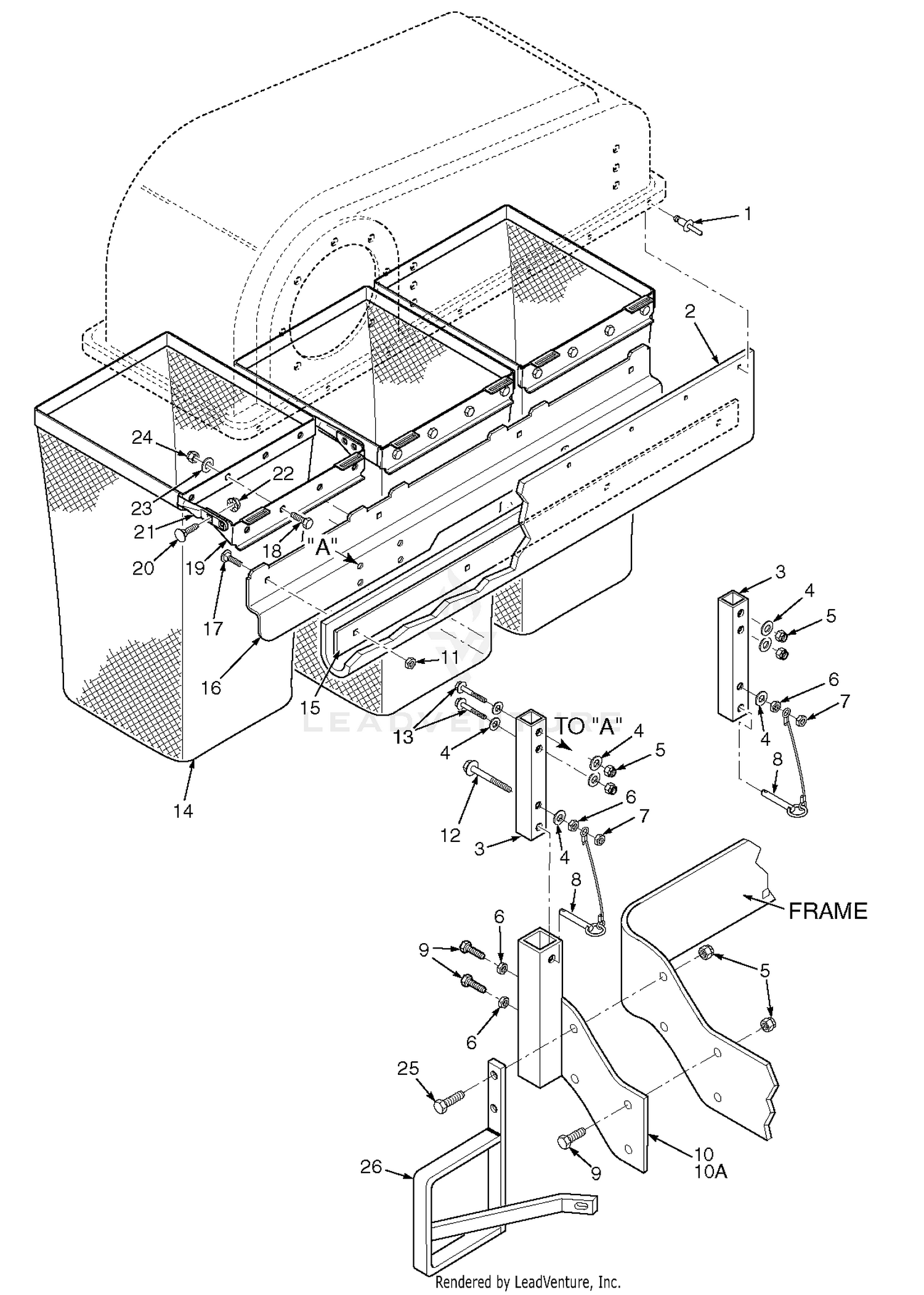 GC-STC Bag Support Components (Lower)
