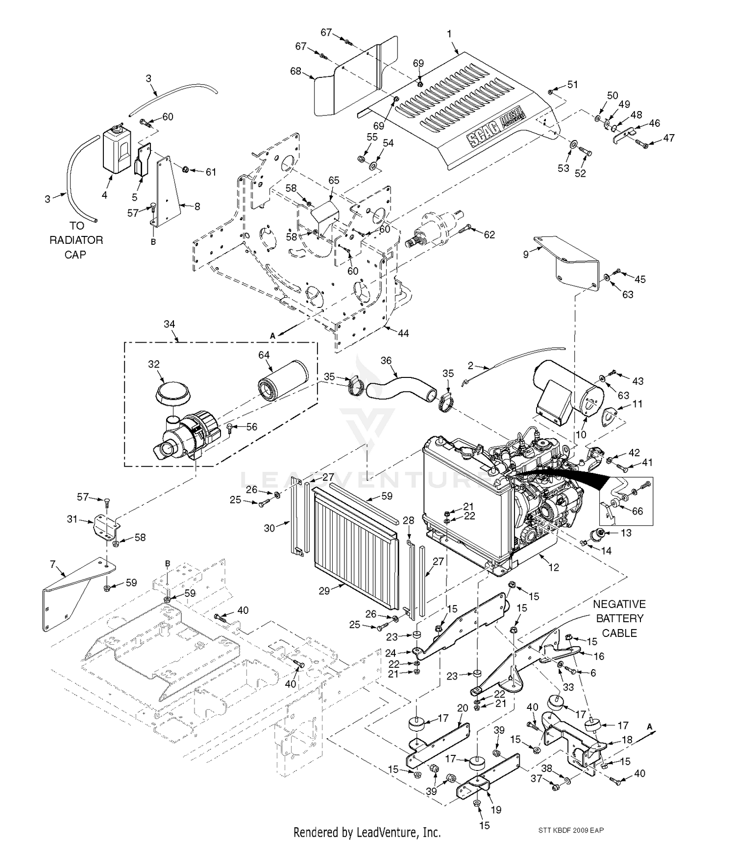 Engine & Attaching Parts - Kubota Dual Fuel