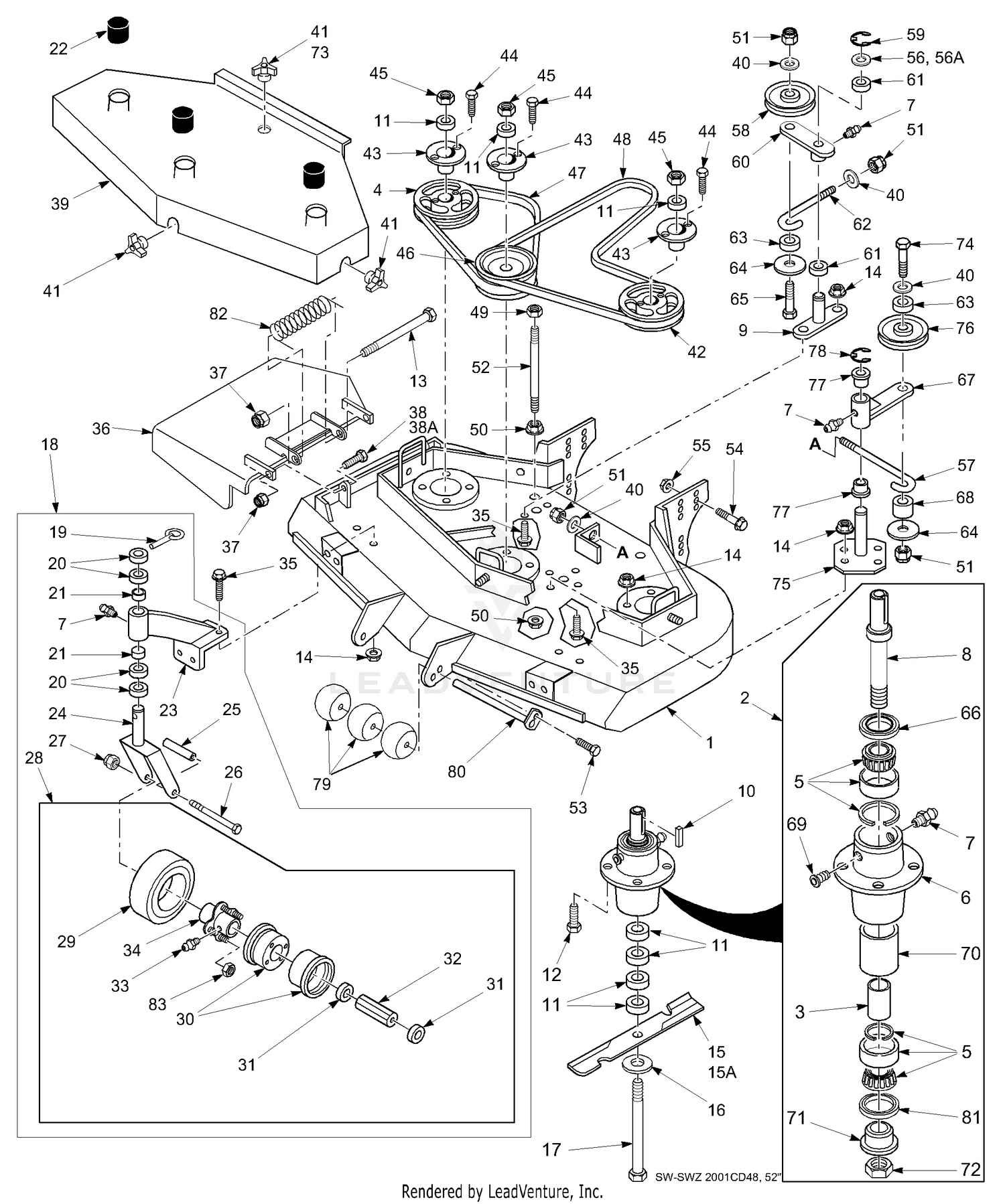 61A" Cutter Deck