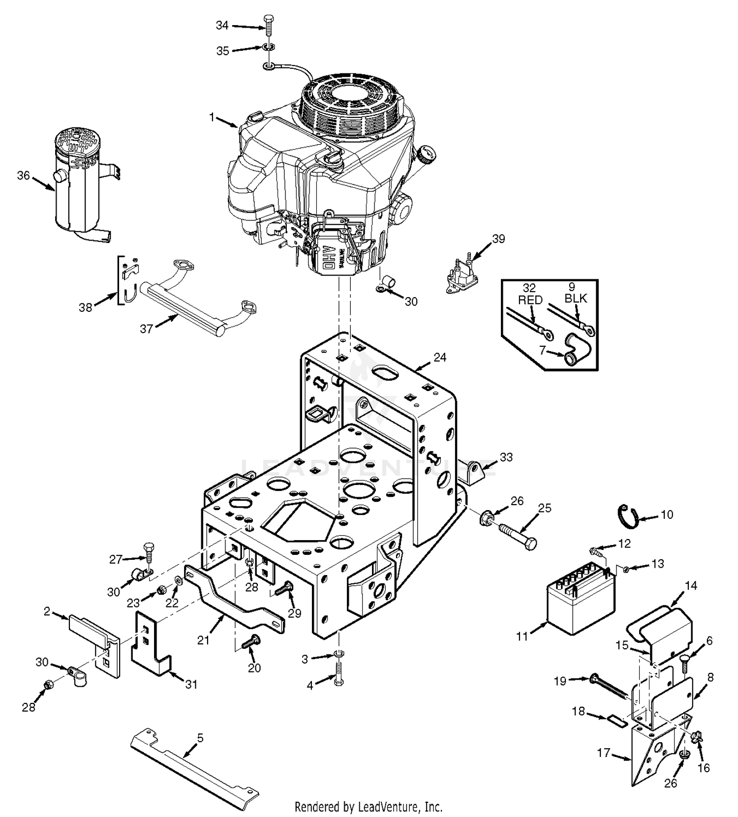 Engine Deck - Electric Start