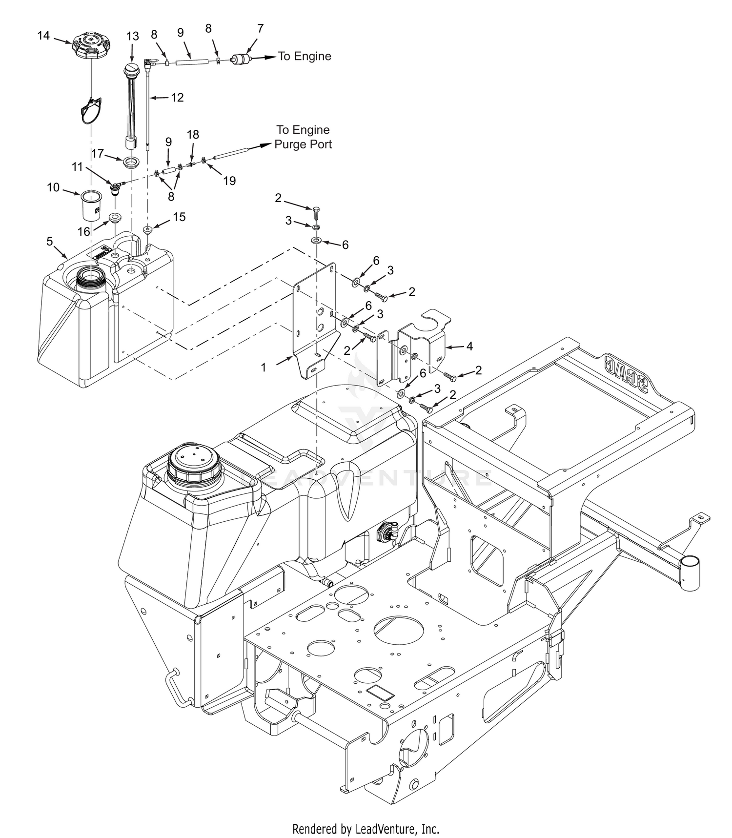 STS 60XL FUEL SYSTEM