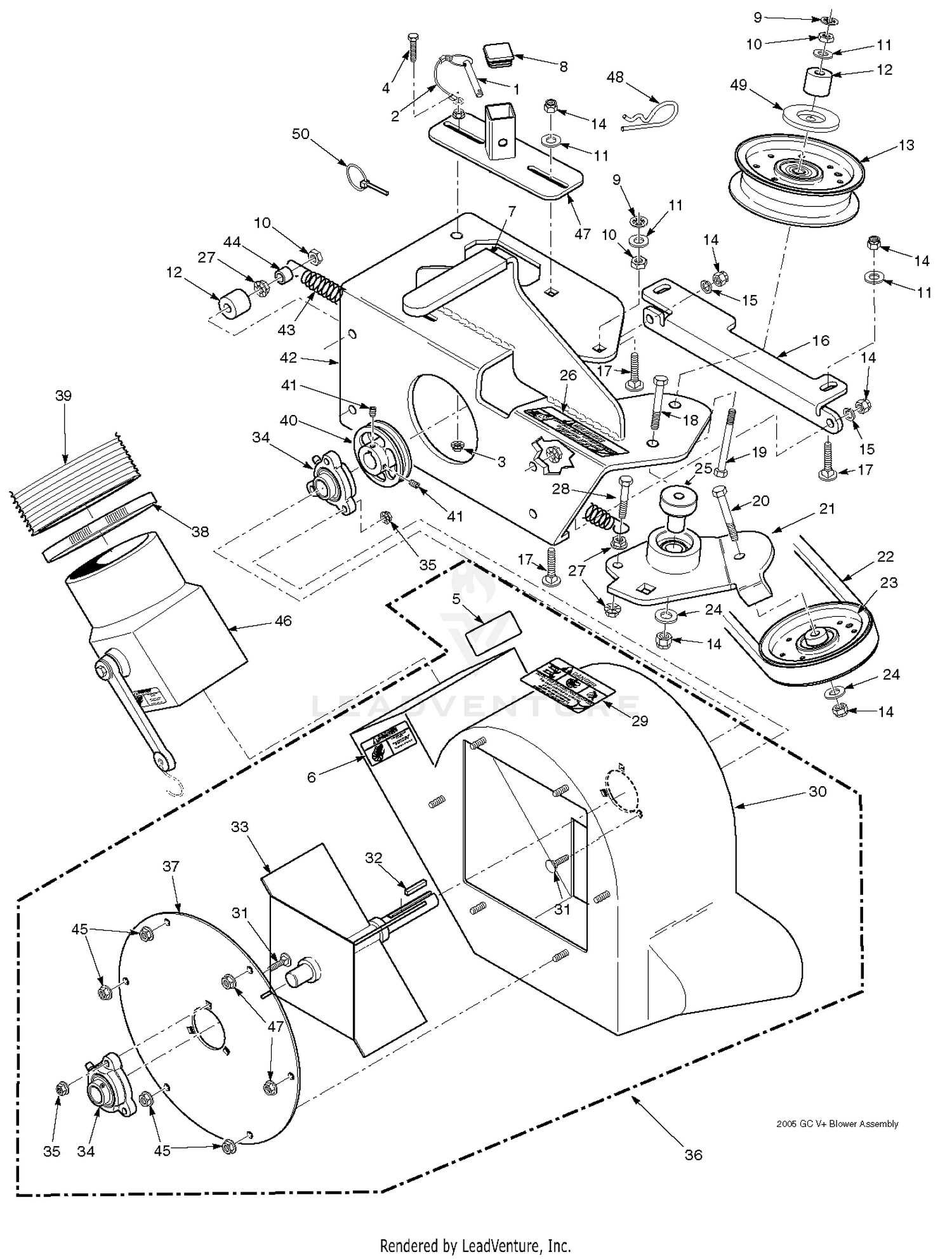 GC-STT / SCZ Blower Housing Assembly