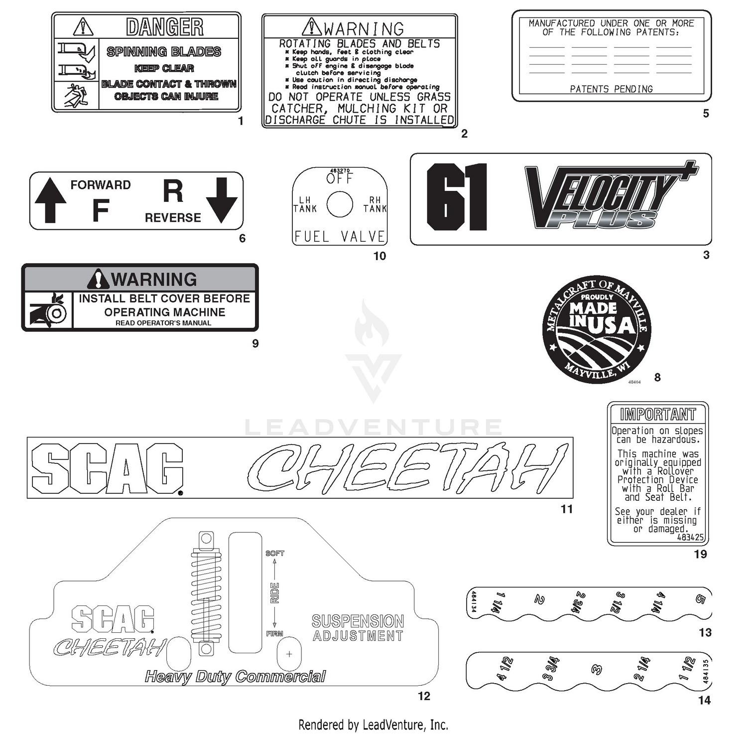 Replacement Decals And Information Plates (Part 1)