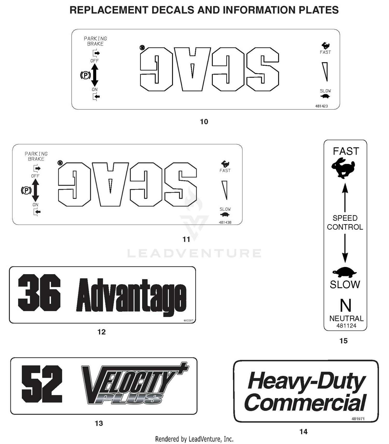 Replacement Decals And Information Plates (Part 2)