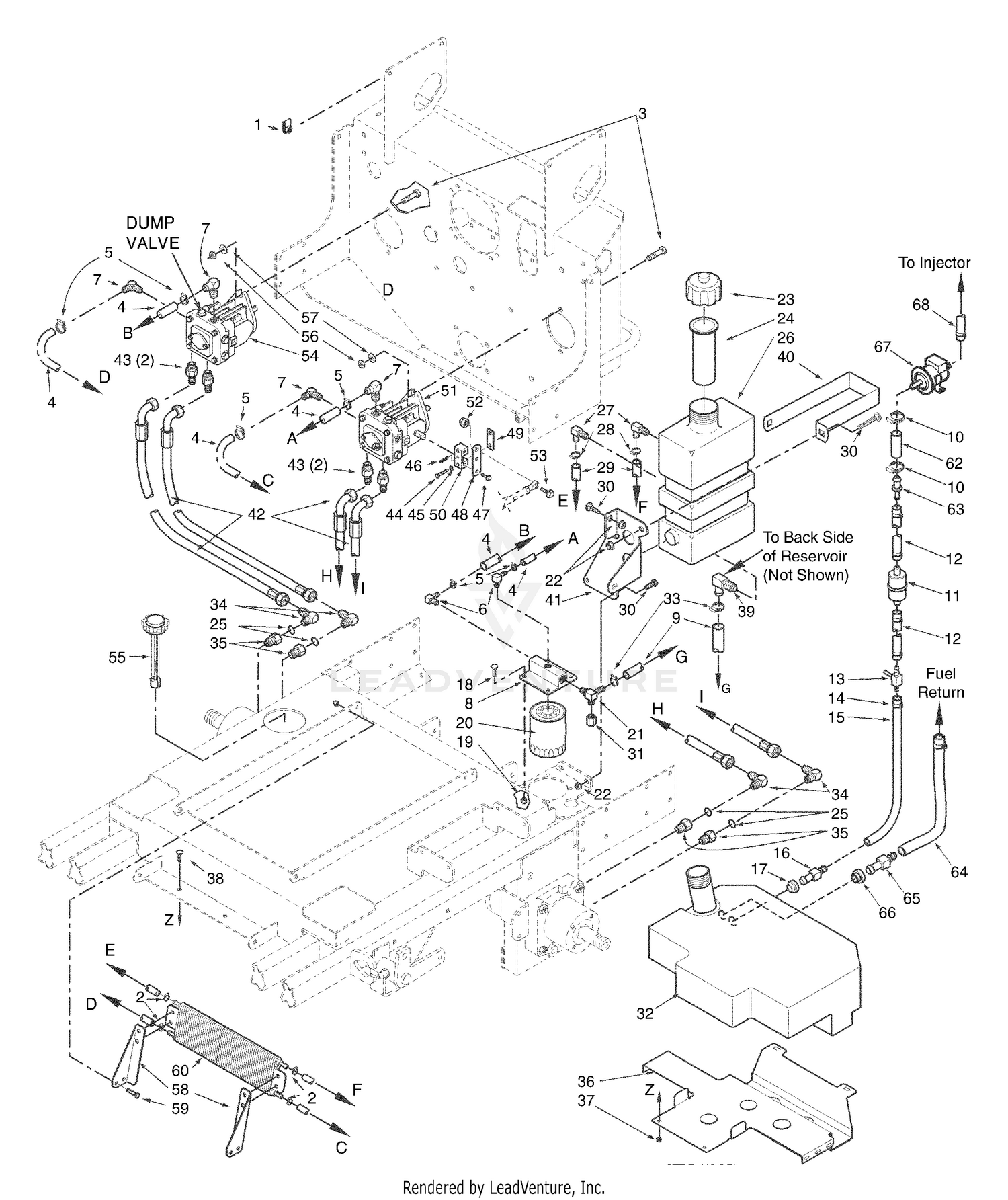 Fuel And Hydraulic System - Kawasaki 29DFI