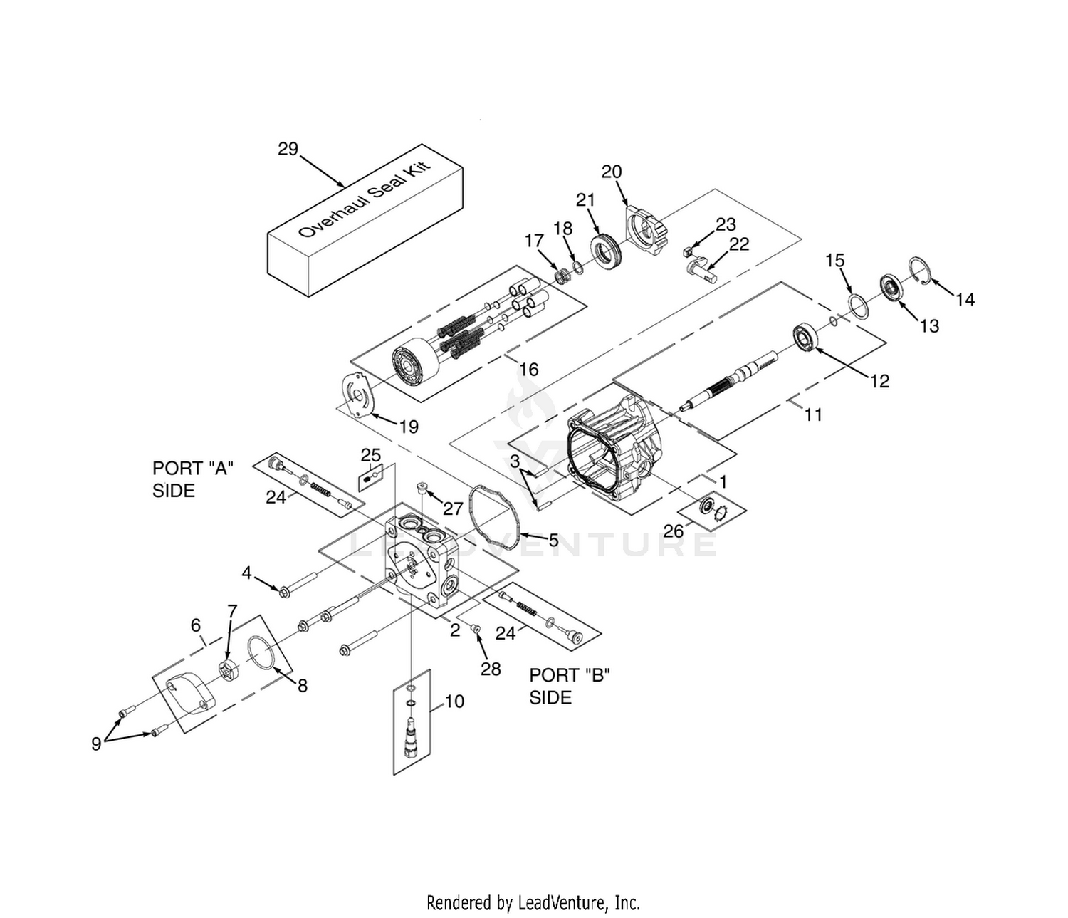 HYDRAULIC PUMP ASSEMBLY