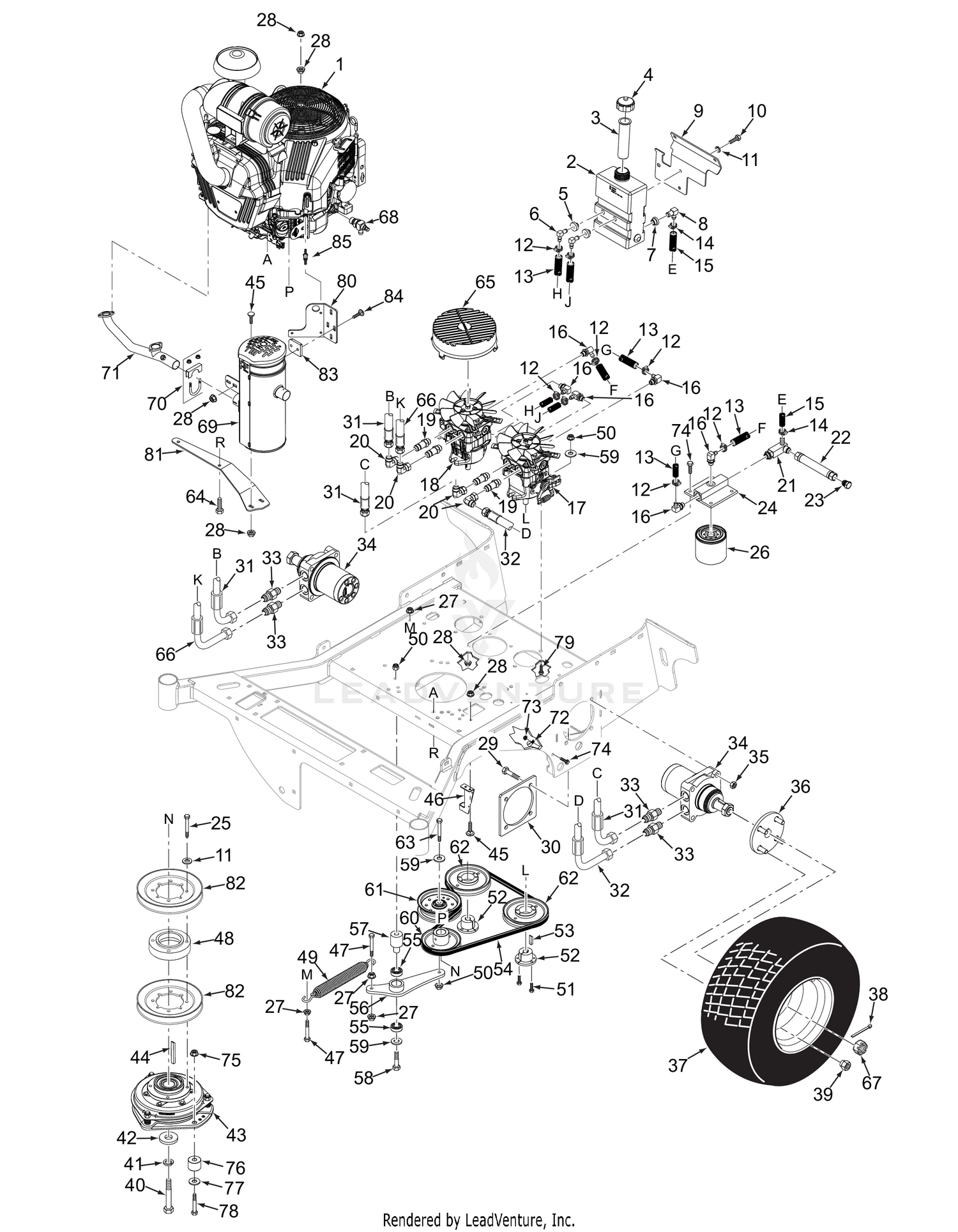 WS HYDRAULICS AND ENGINE COMPONENTS